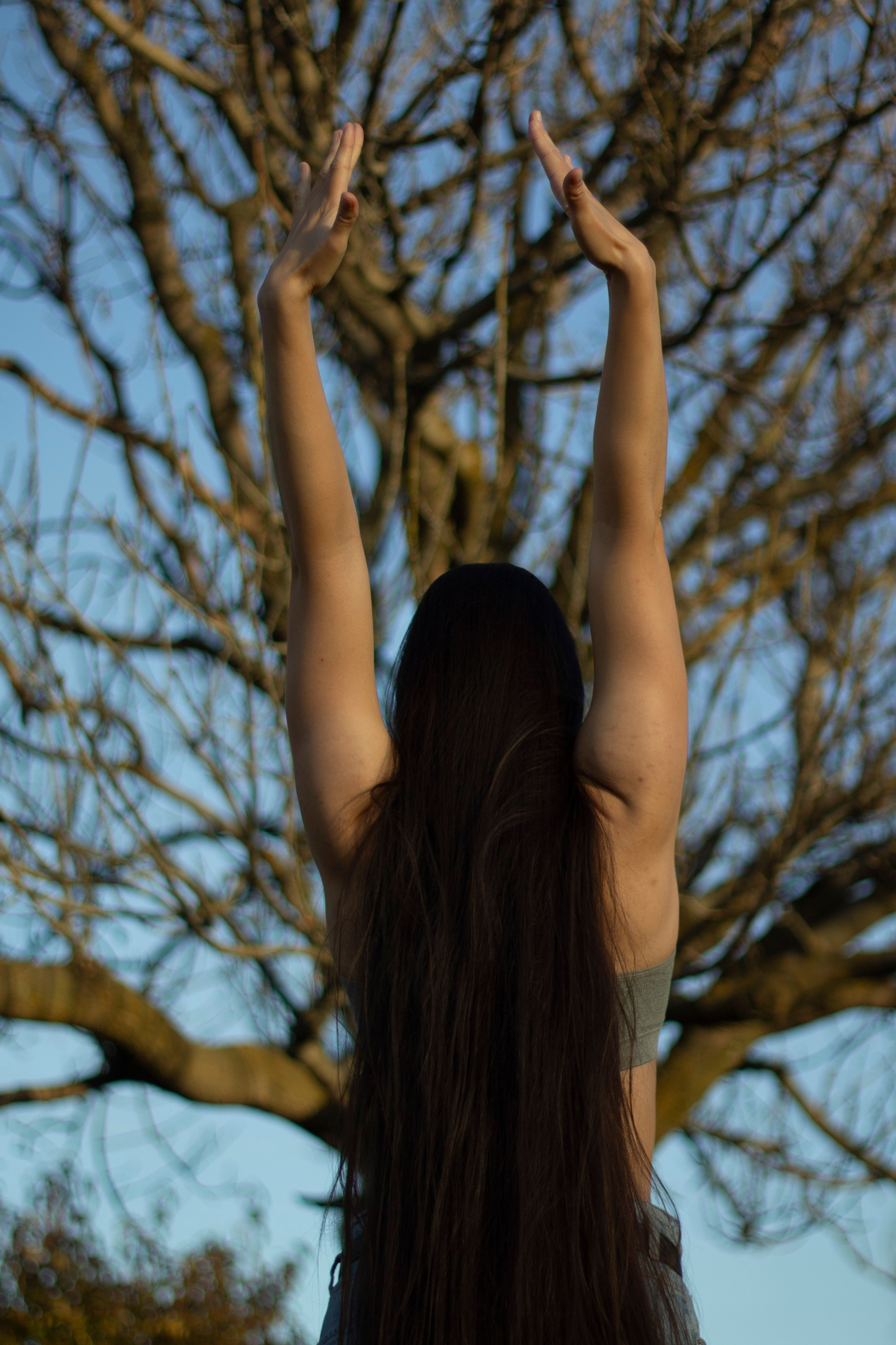 Юля в парке