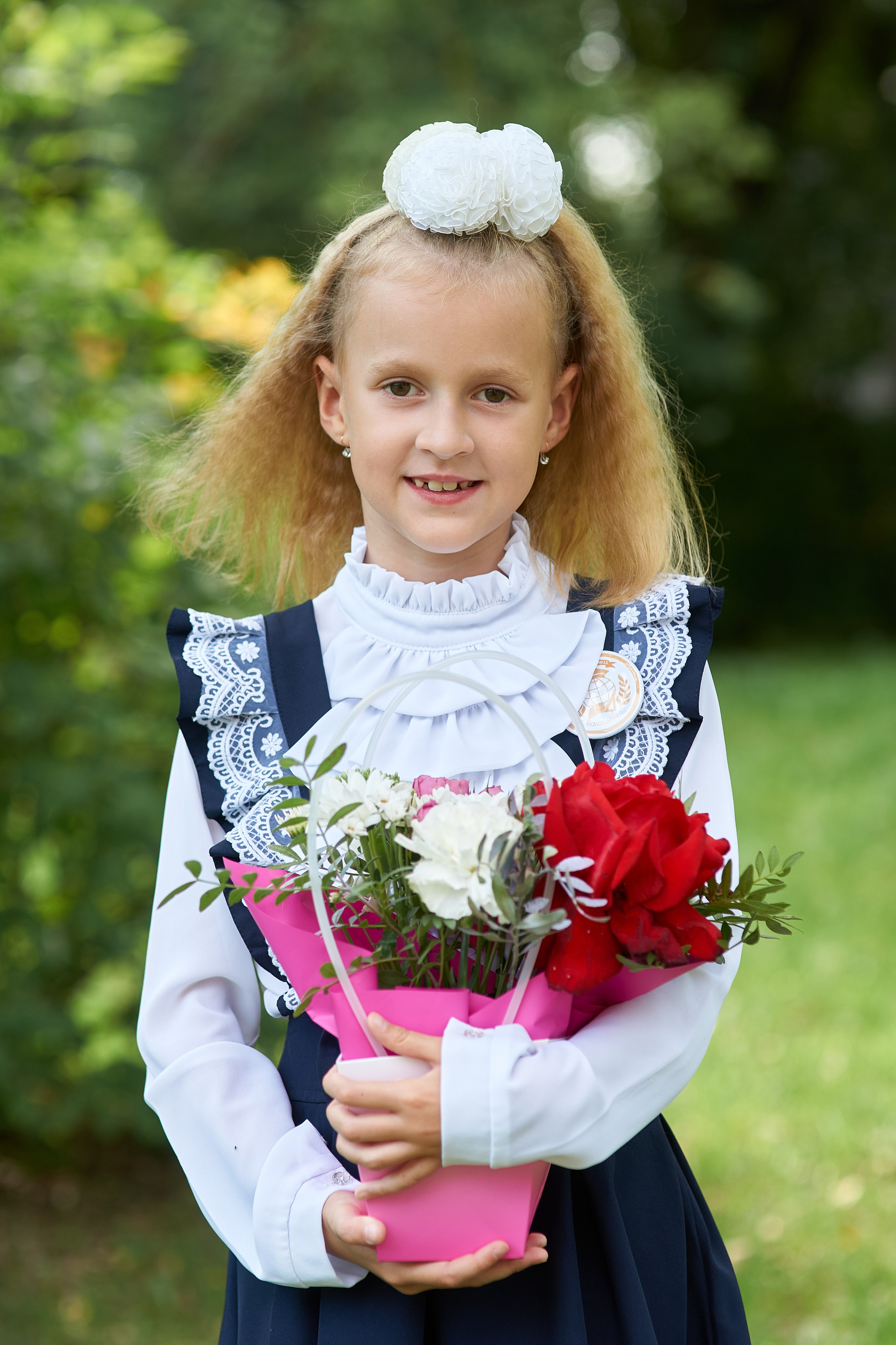 1 класс в День Знаний. Фотограф Владимир Артамонов