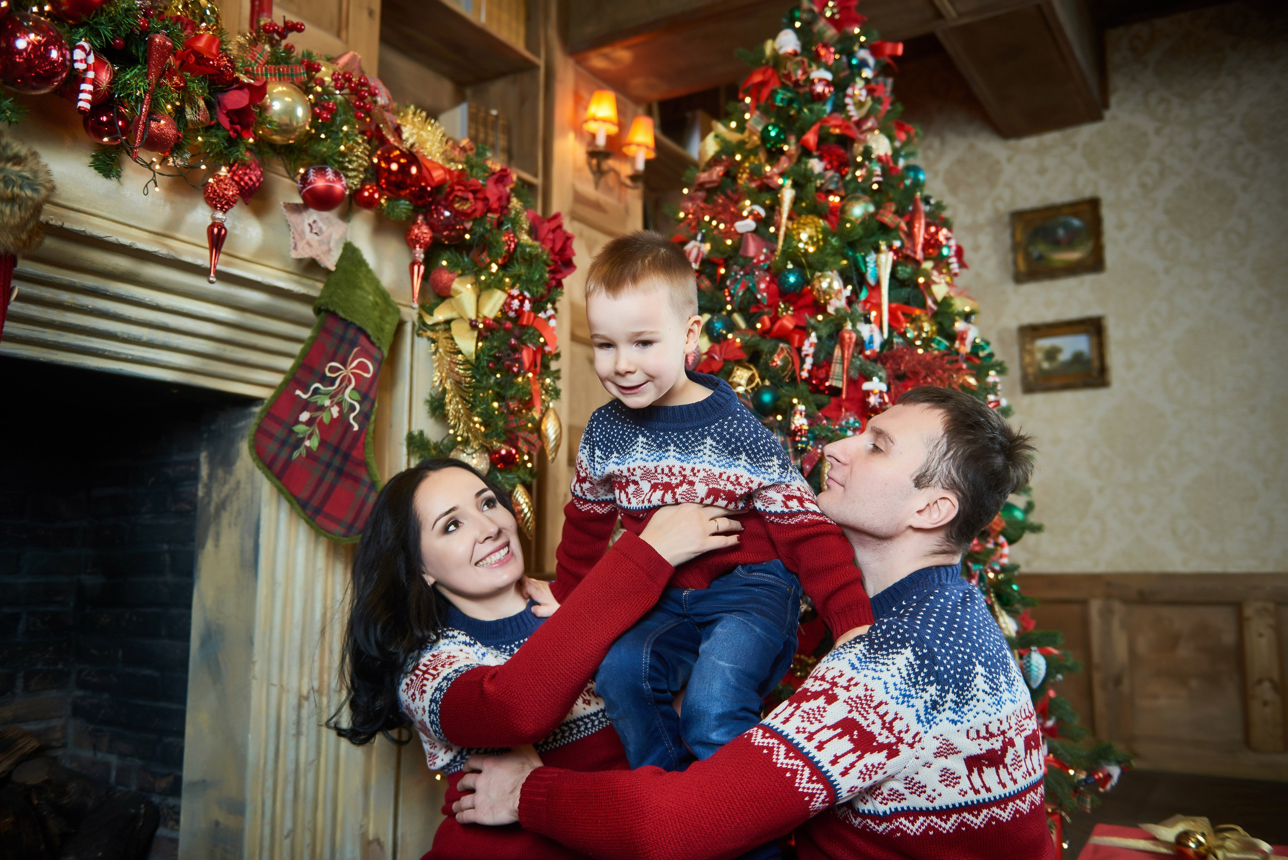 Новогодняя фотосессия в ART-PLACE FAKTURA. Портретный, семейный и свадебный фотограф в Санкт-Петербурге и в Пушкине Ширяев Денис
