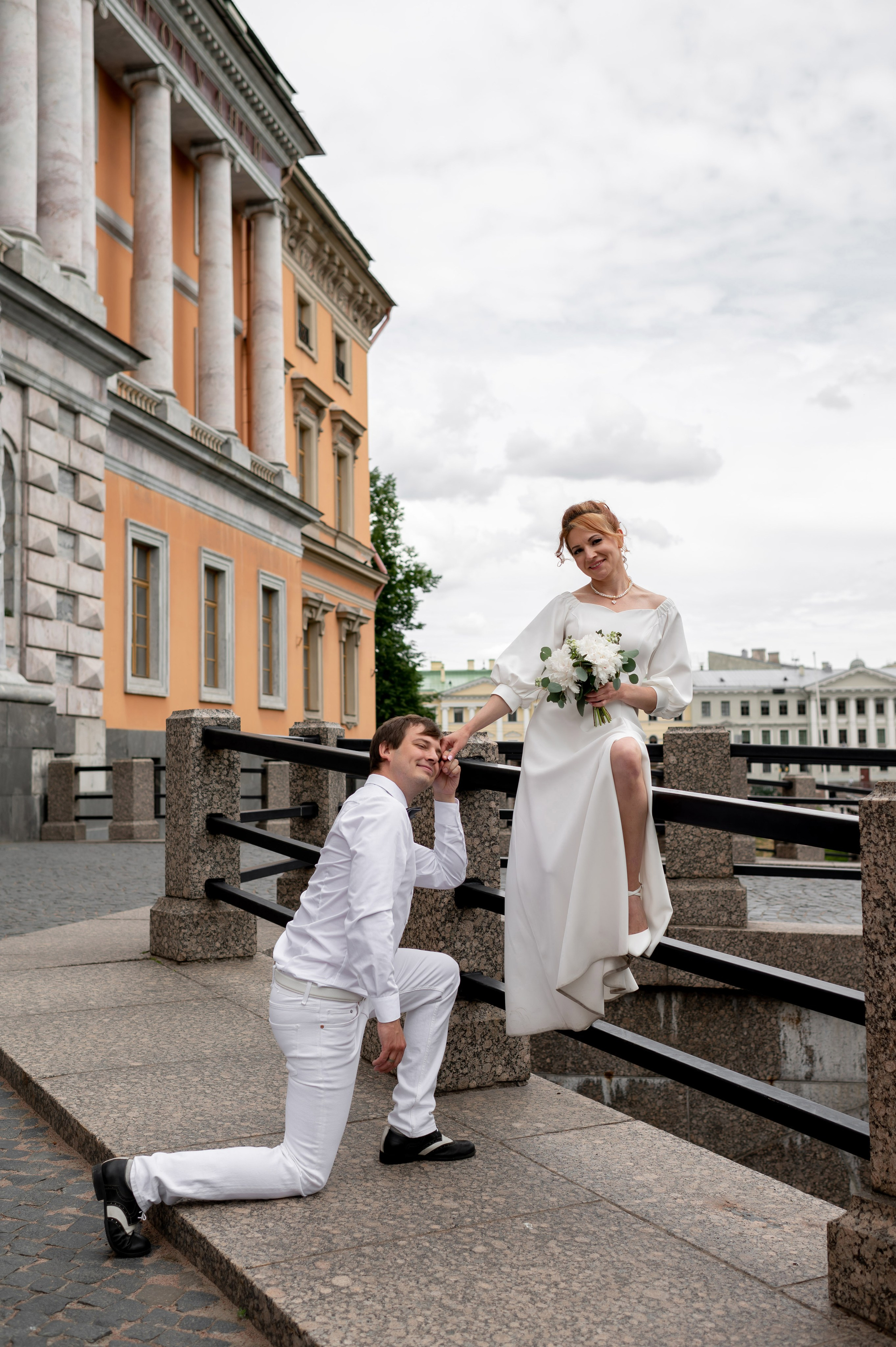 Юля и Даниил (свадебная фотосессия в Парке Победы и у Инженерного замка). Портретный, семейный и свадебный фотограф в Санкт-Петербурге и в Пушкине Ширяев Денис