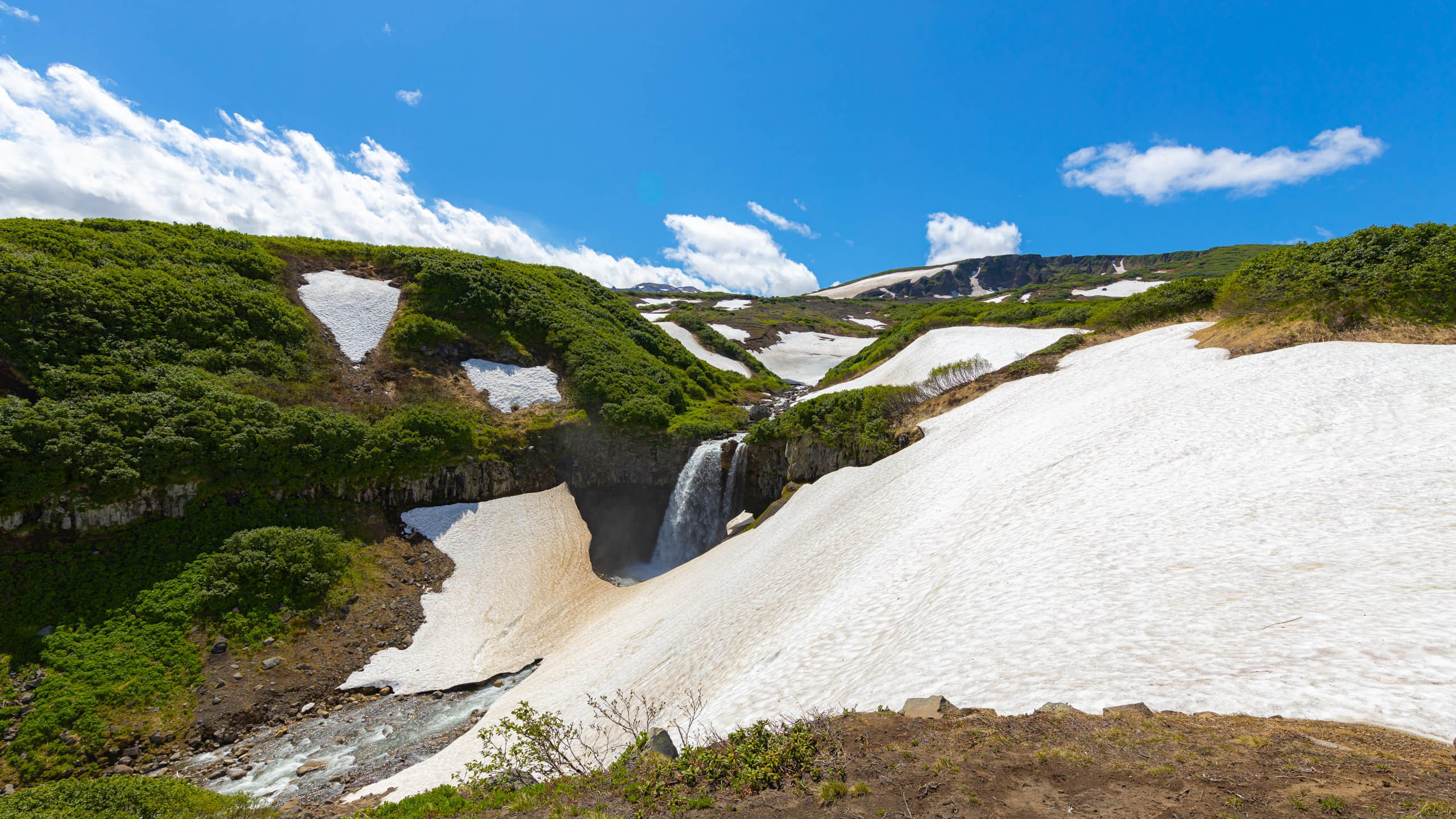 Камчатка. Вулканы. Малая долина гейзеров. Красивая фотография