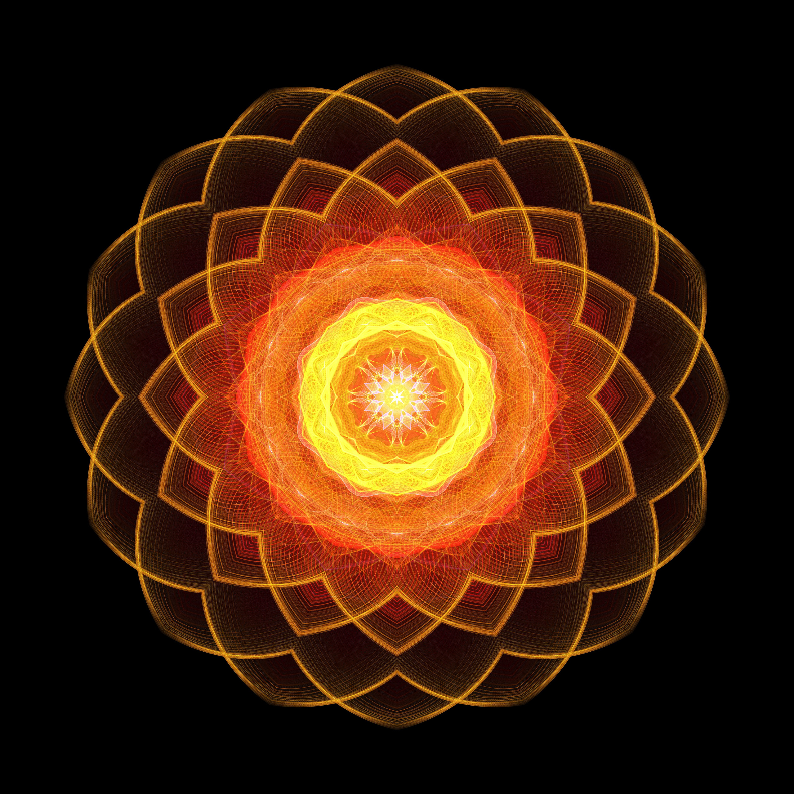 Flame Mandala of a tube TV. Roman Hodirev is an esoteriologist, multidisciplinary artist, photographer and musician. Saint Petersburg, Riga