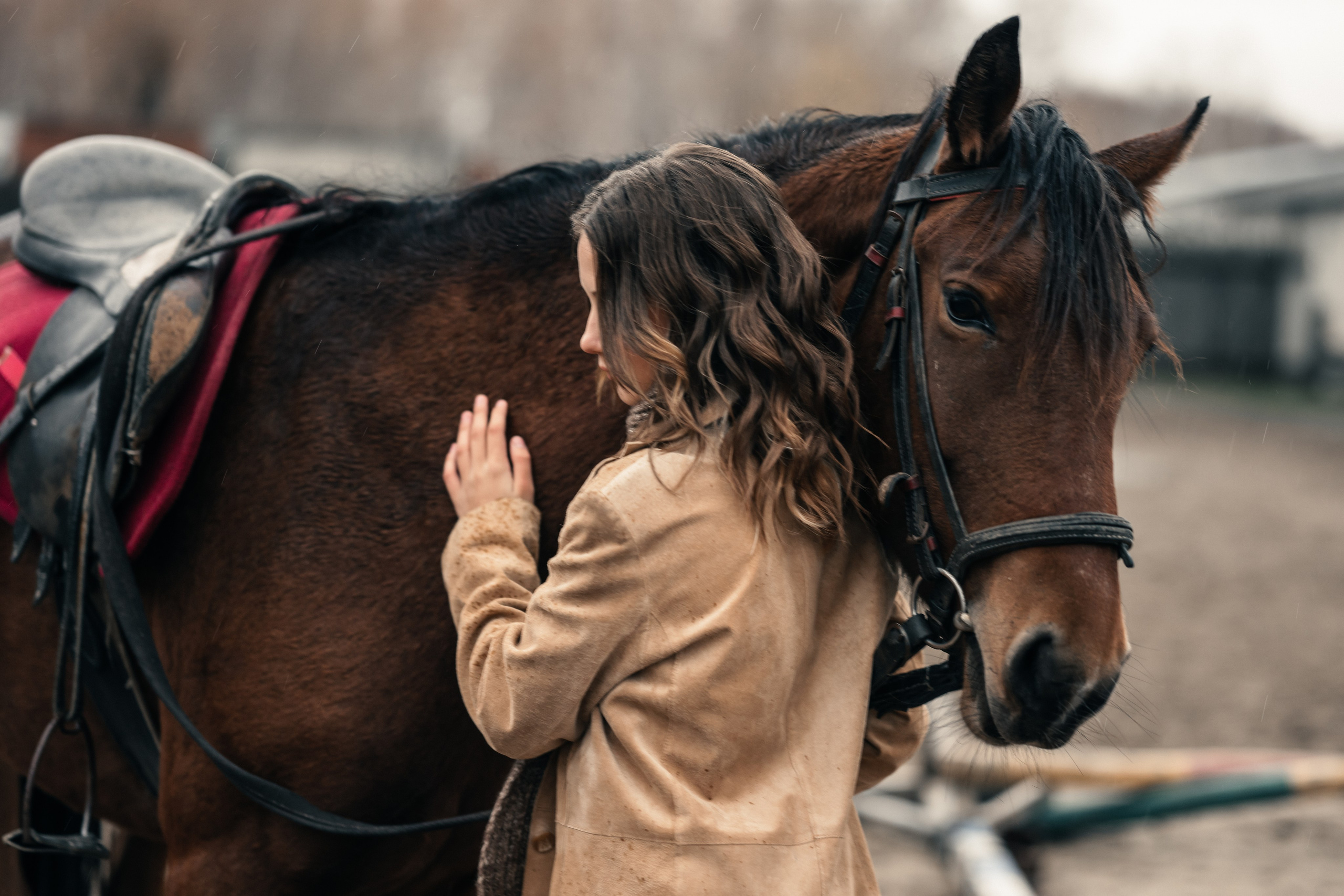 На конюшне. Belichev45foto.ru
