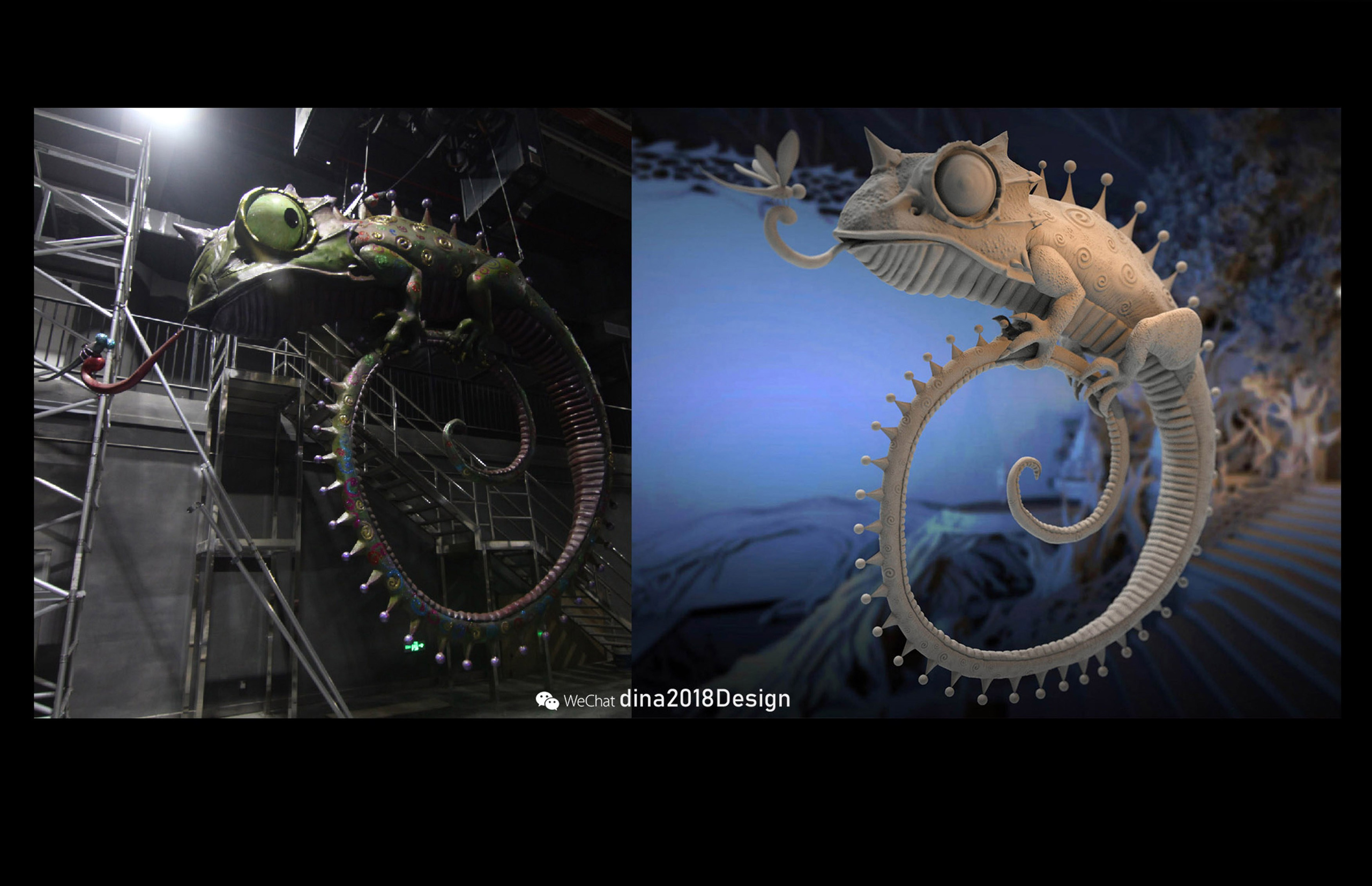 PLATFORMS FOR THEMED PARKS. Munina Dina. Set design portfolio