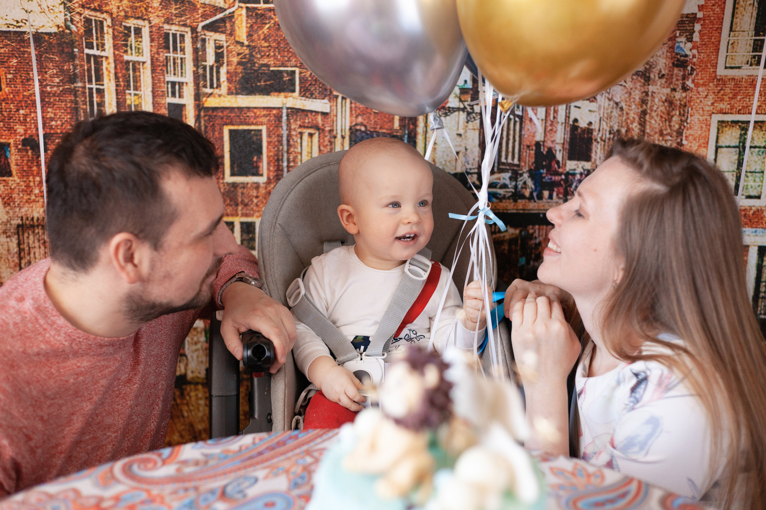 Первый день рождения (домашние съёмки). Фотограф и ретушер Маргарита Павлюк Москва
