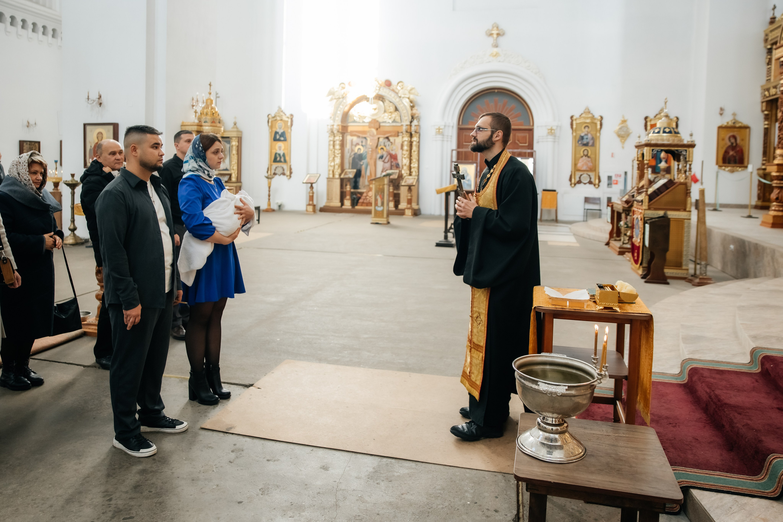 Крещение Мирославы. Храм иконы Божьей Матери «Всех скорбящих Радость». Фотограф ВИКА МЕДУЗА