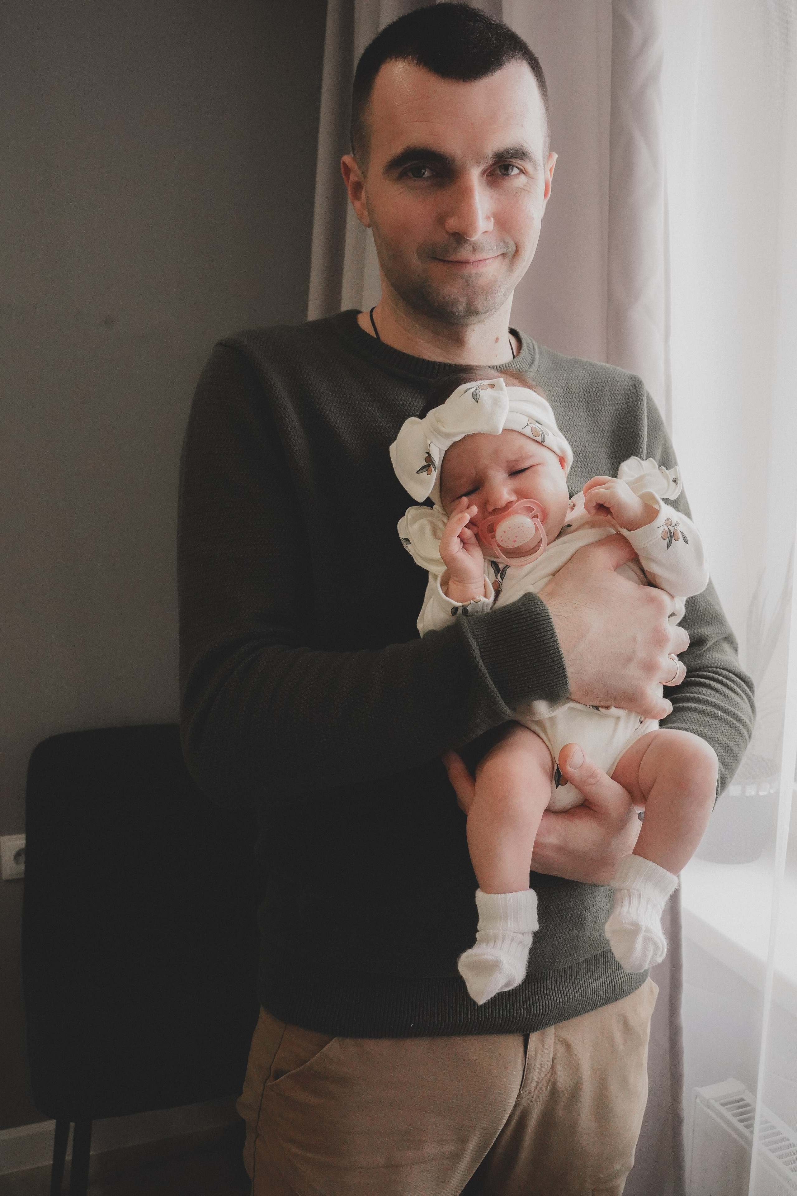 Домашняя фотосессия с младенцем. Семейный и женский фотограф в Краснодаре Анастасия Приймак