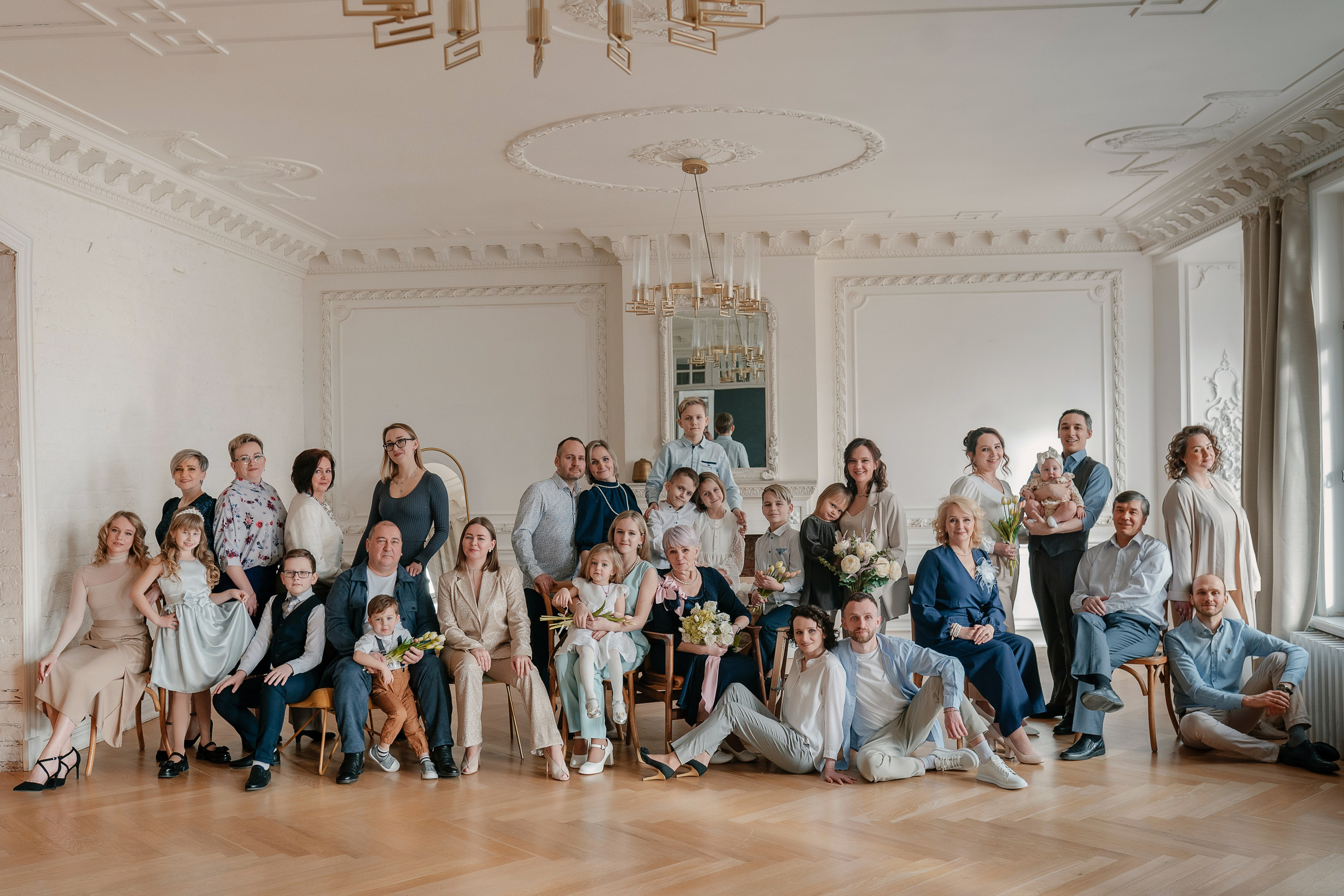 Семейная фотосессия в студии и дома Спб портфолио Насти Околот