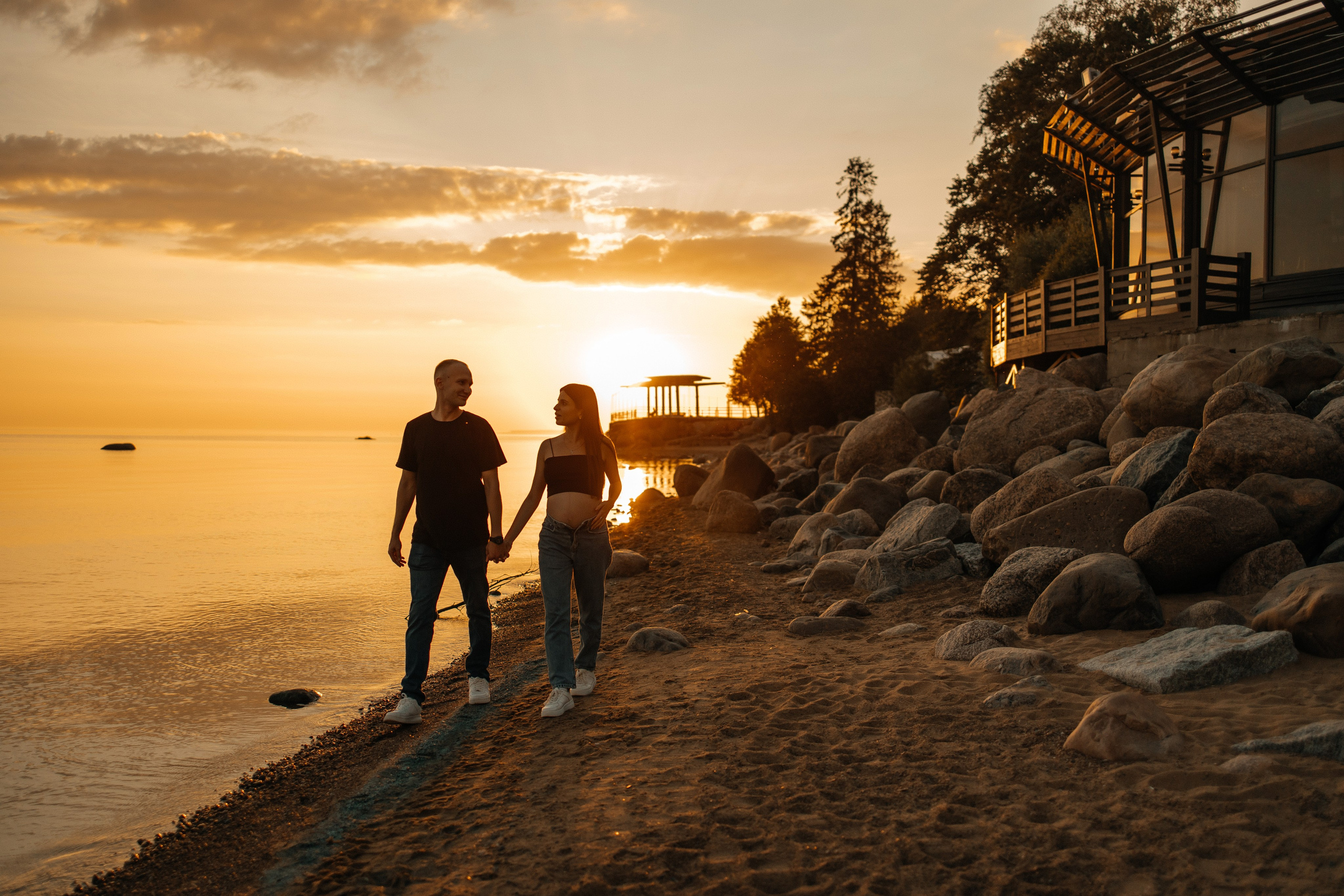 Гендер-пати для двоих на заливе. Фотограф в Санкт-Петербурге Виктория Безверхая