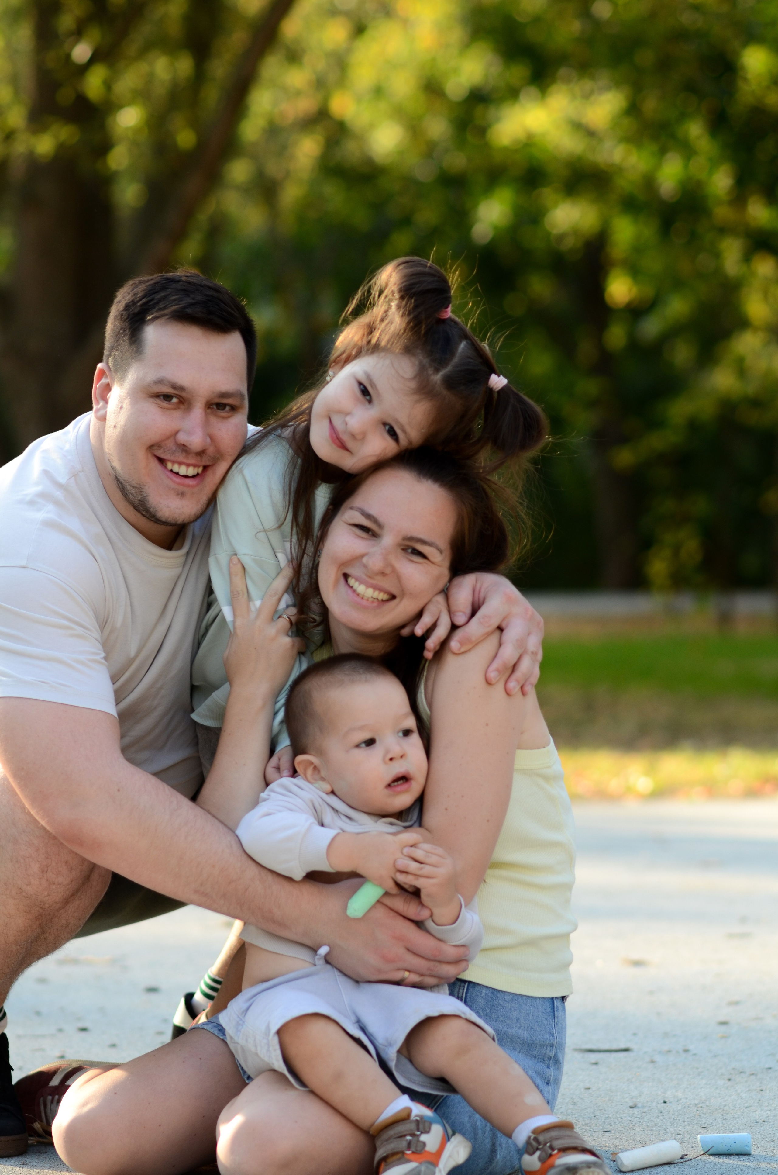 Семейная прогулка. Семейный фотограф г. Москва