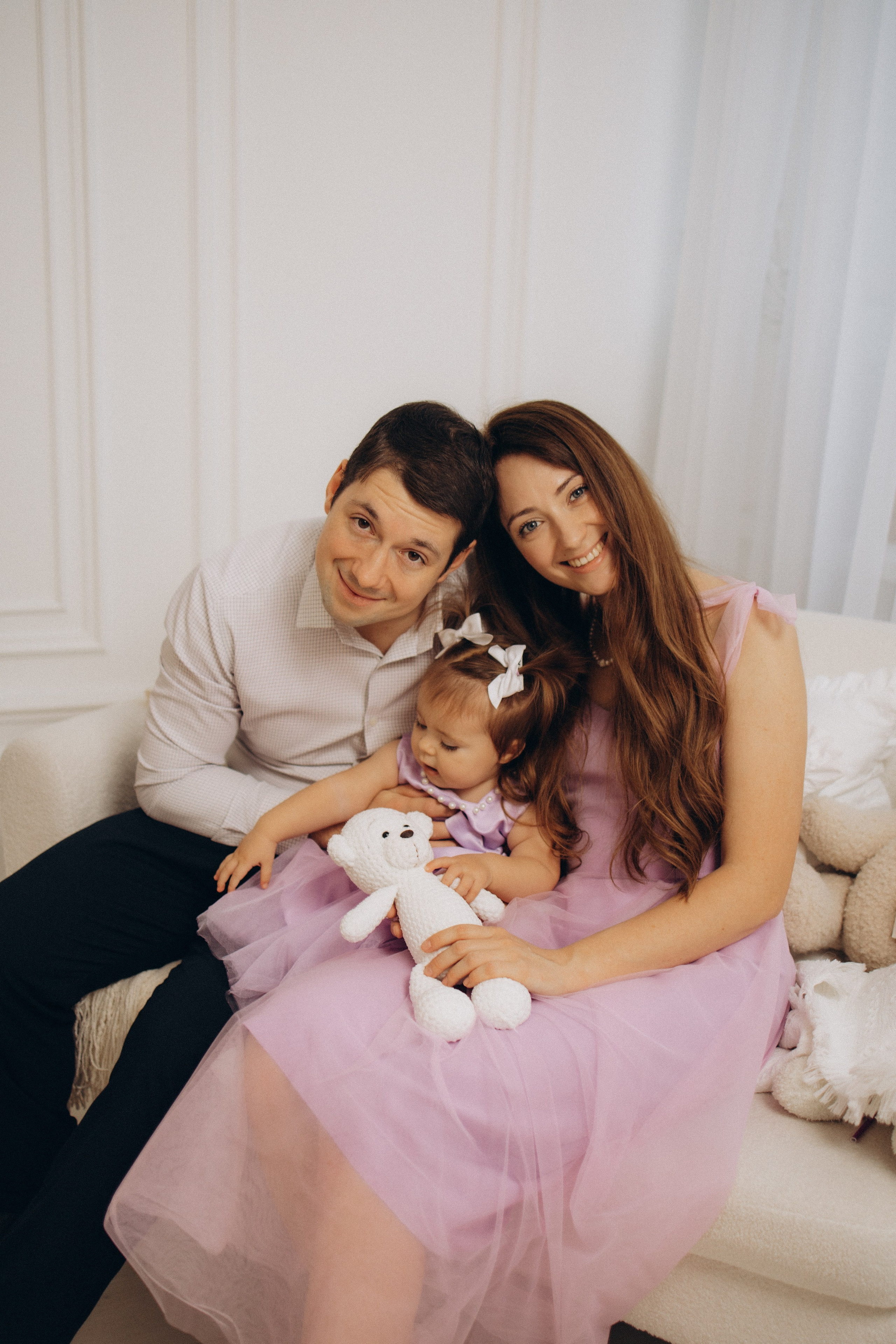 Новый год маленькой Анечки. Семейный фотограф в Москве Анастасия Шалда