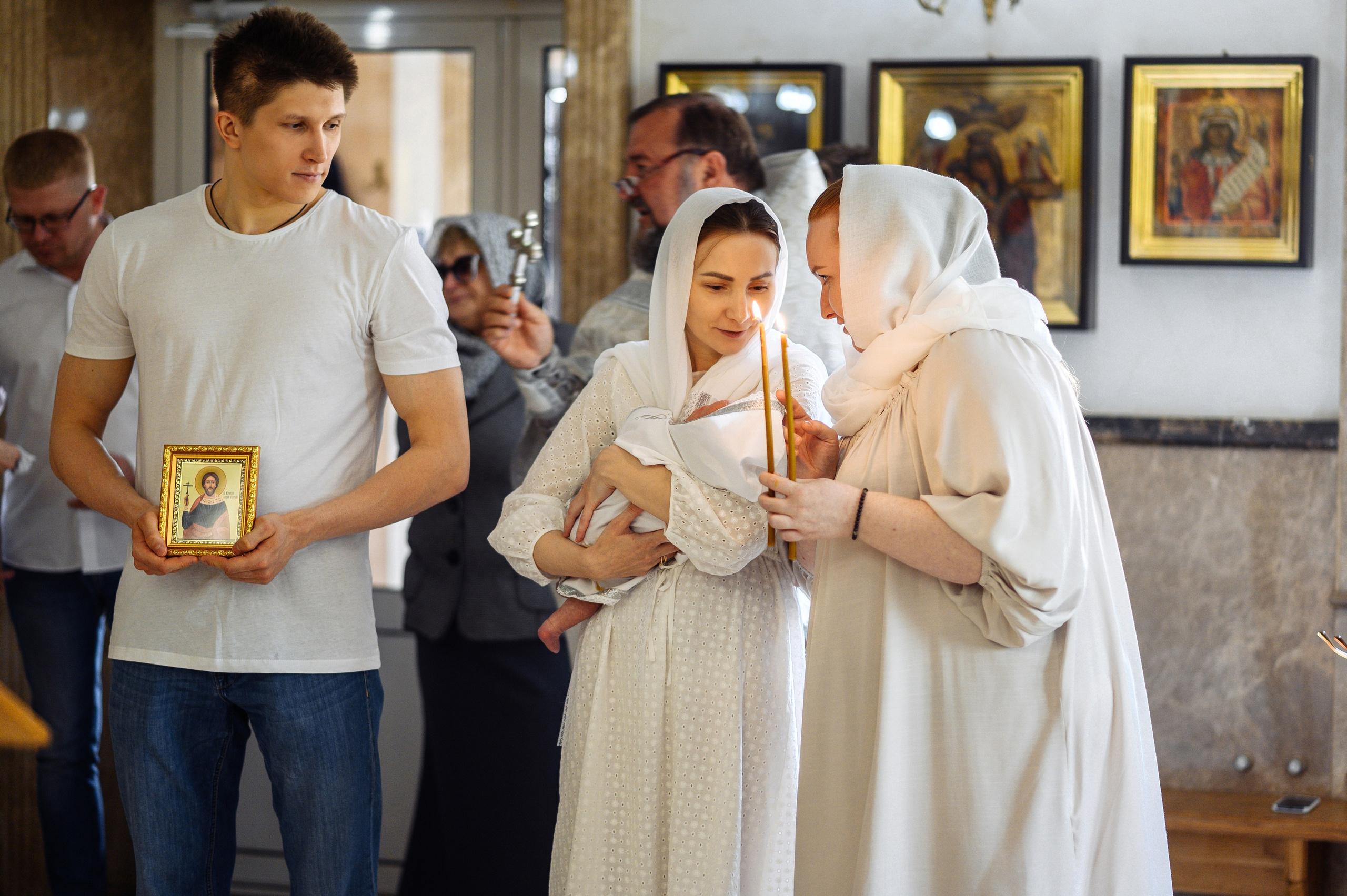 Крещение Богдана. Введенская церковь. Свадебный и семейный Фотограф в Пензе Татьяна Лапоногова