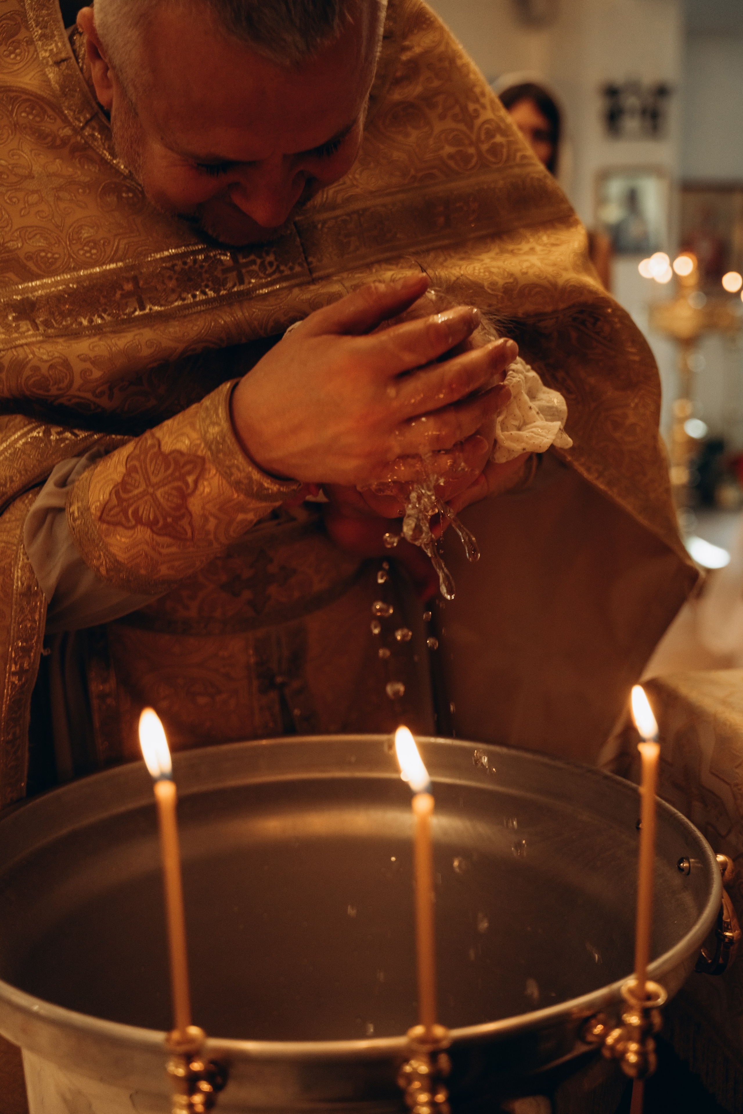 Крещении Есении. Фотограф Мария Миллс | Минск