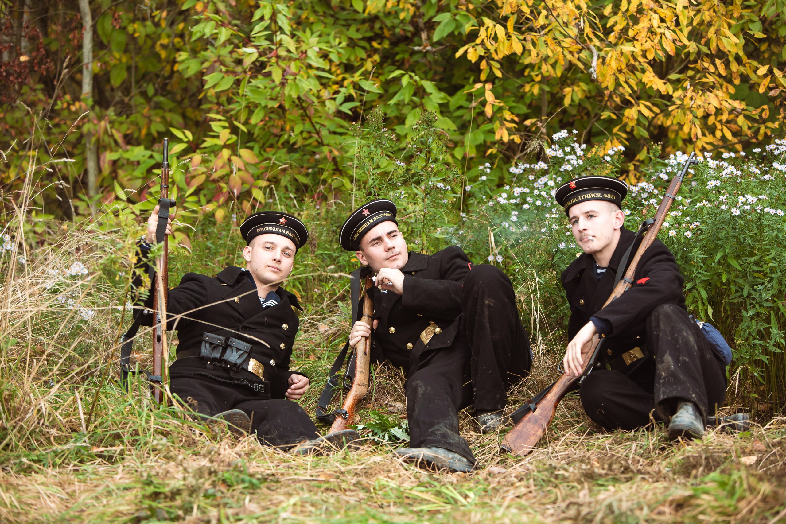 04.10.26 Реконструкция боя Петергофского десанта. Александр спб ру фотограф