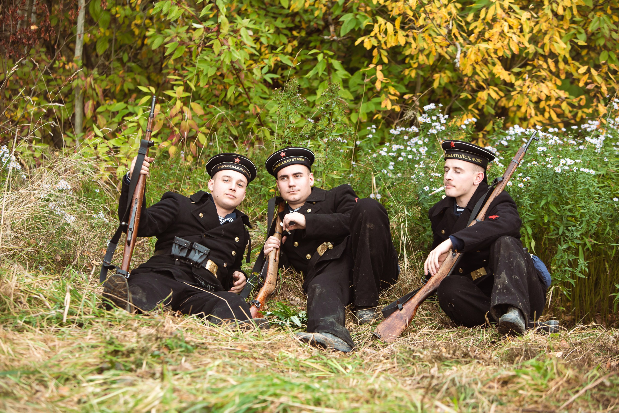 04.10.26 Реконструкция боя Петергофского десанта. Александр спб ру фотограф