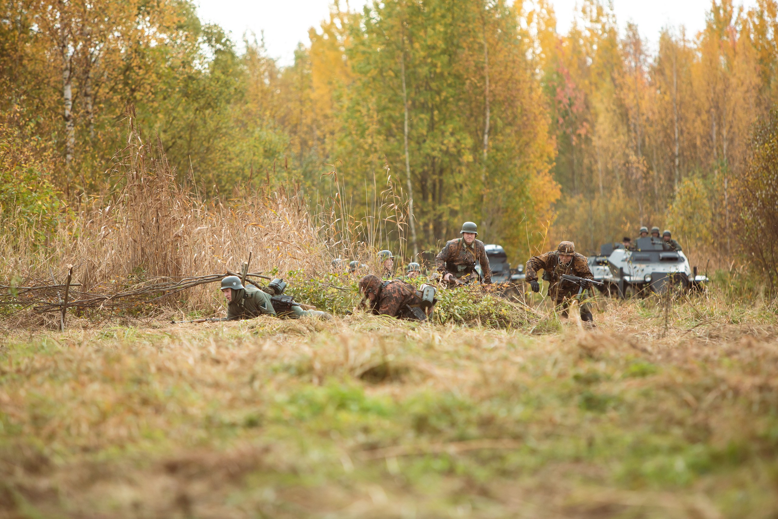 04.10.26 Реконструкция боя Петергофского десанта. Александр спб ру фотограф
