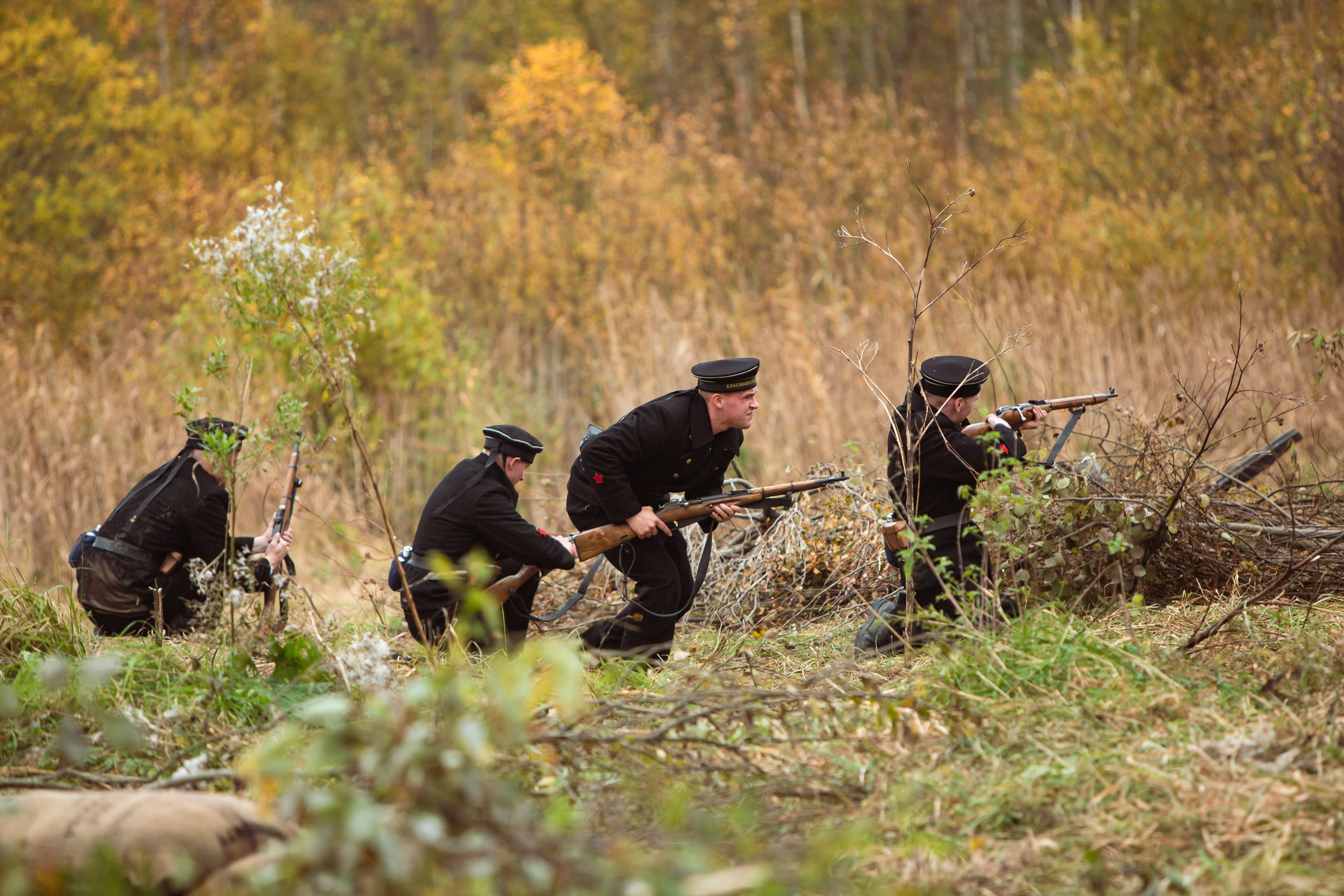 04.10.26 Реконструкция боя Петергофского десанта. Александр спб ру фотограф