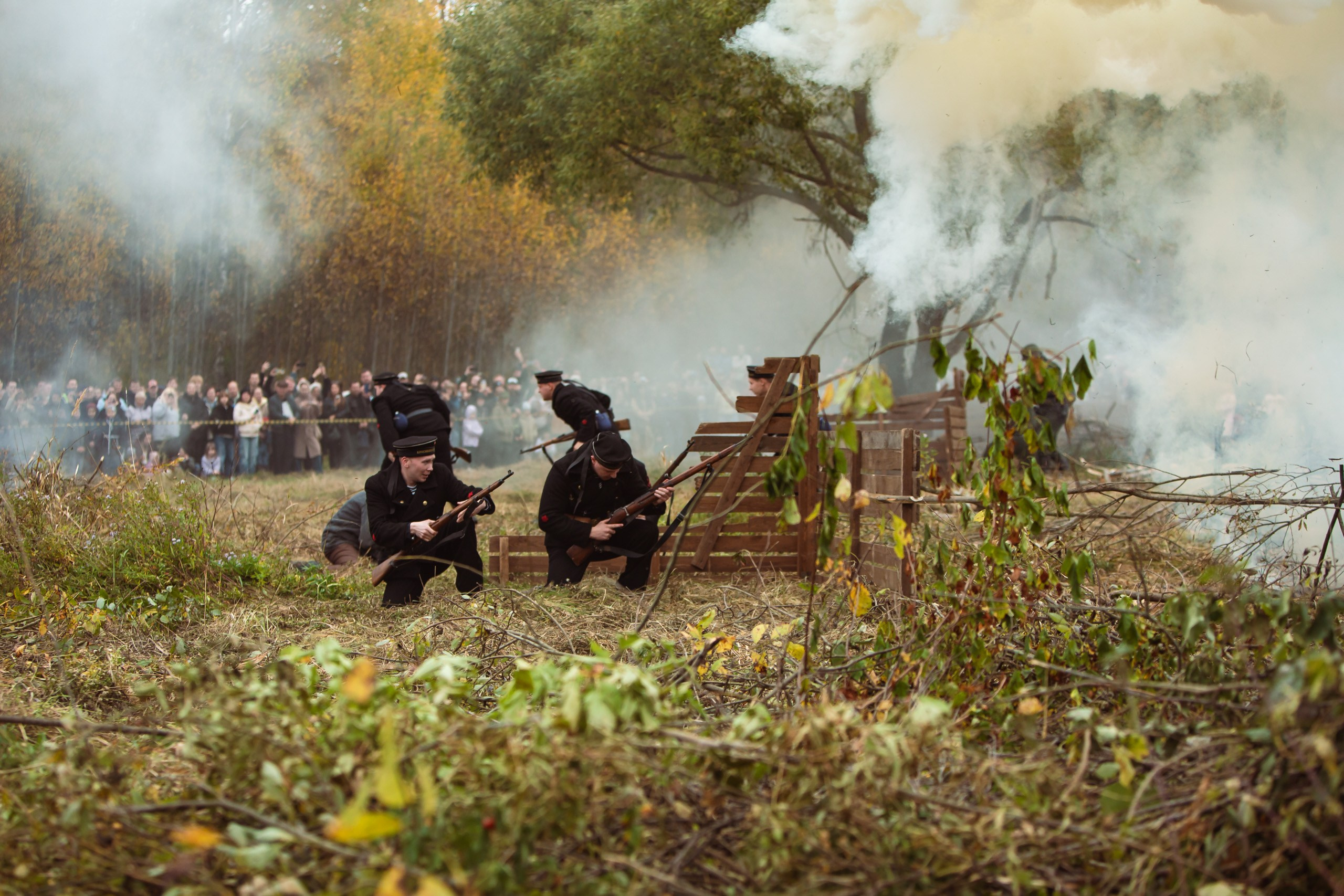04.10.26 Реконструкция боя Петергофского десанта. Александр спб ру фотограф