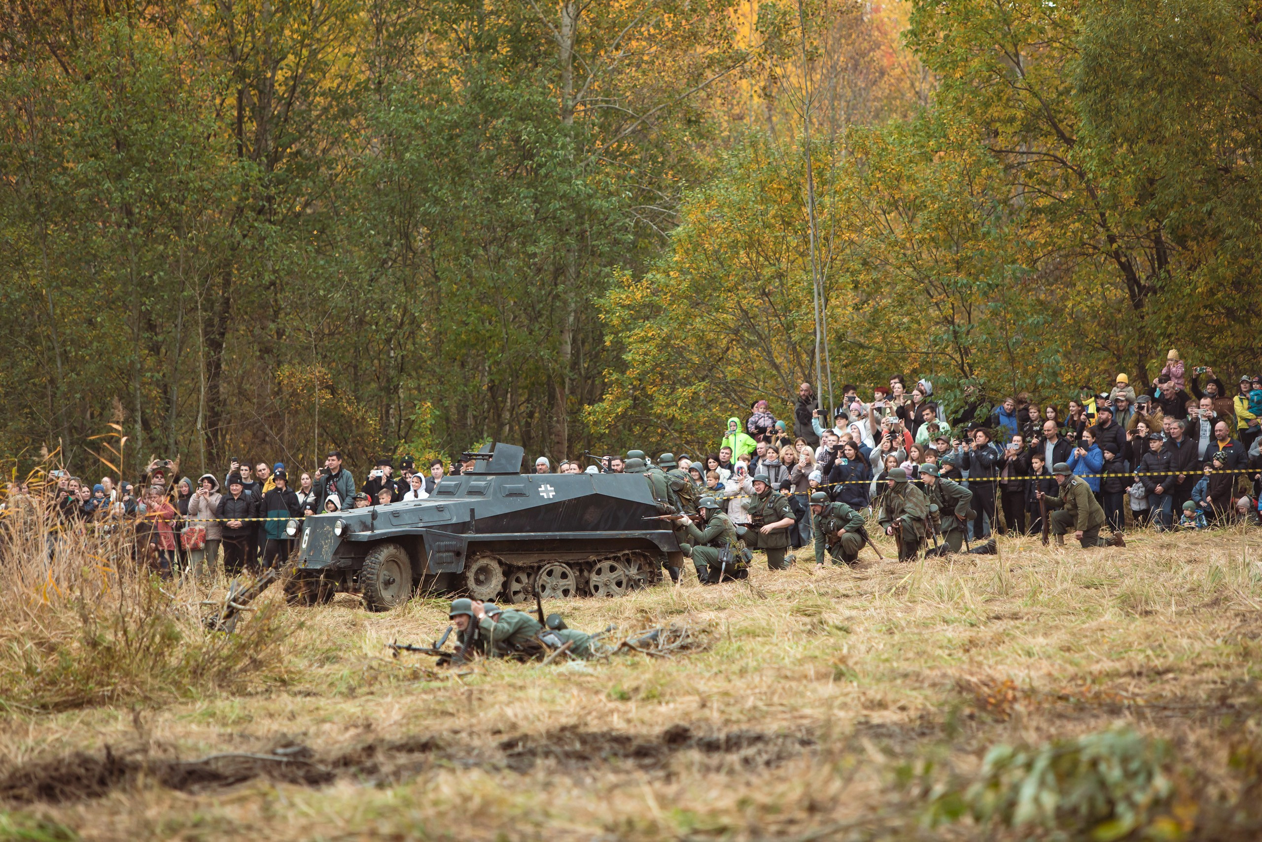 04.10.26 Реконструкция боя Петергофского десанта. Александр спб ру фотограф