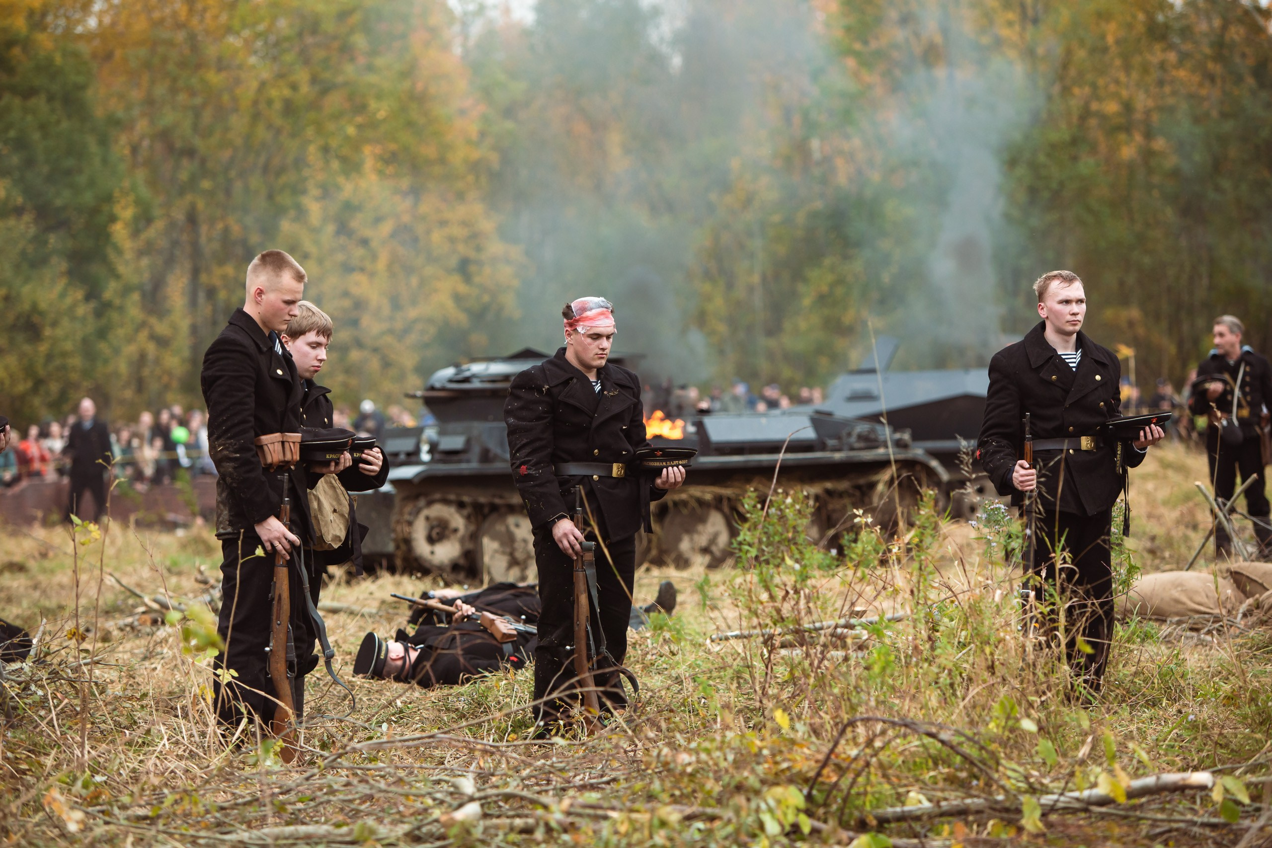 04.10.26 Реконструкция боя Петергофского десанта. Александр спб ру фотограф