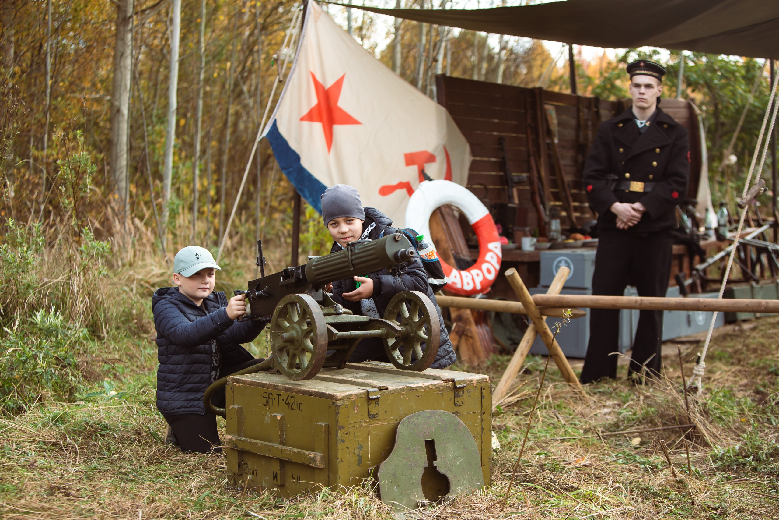 04.10.26 Реконструкция боя Петергофского десанта. Александр спб ру фотограф