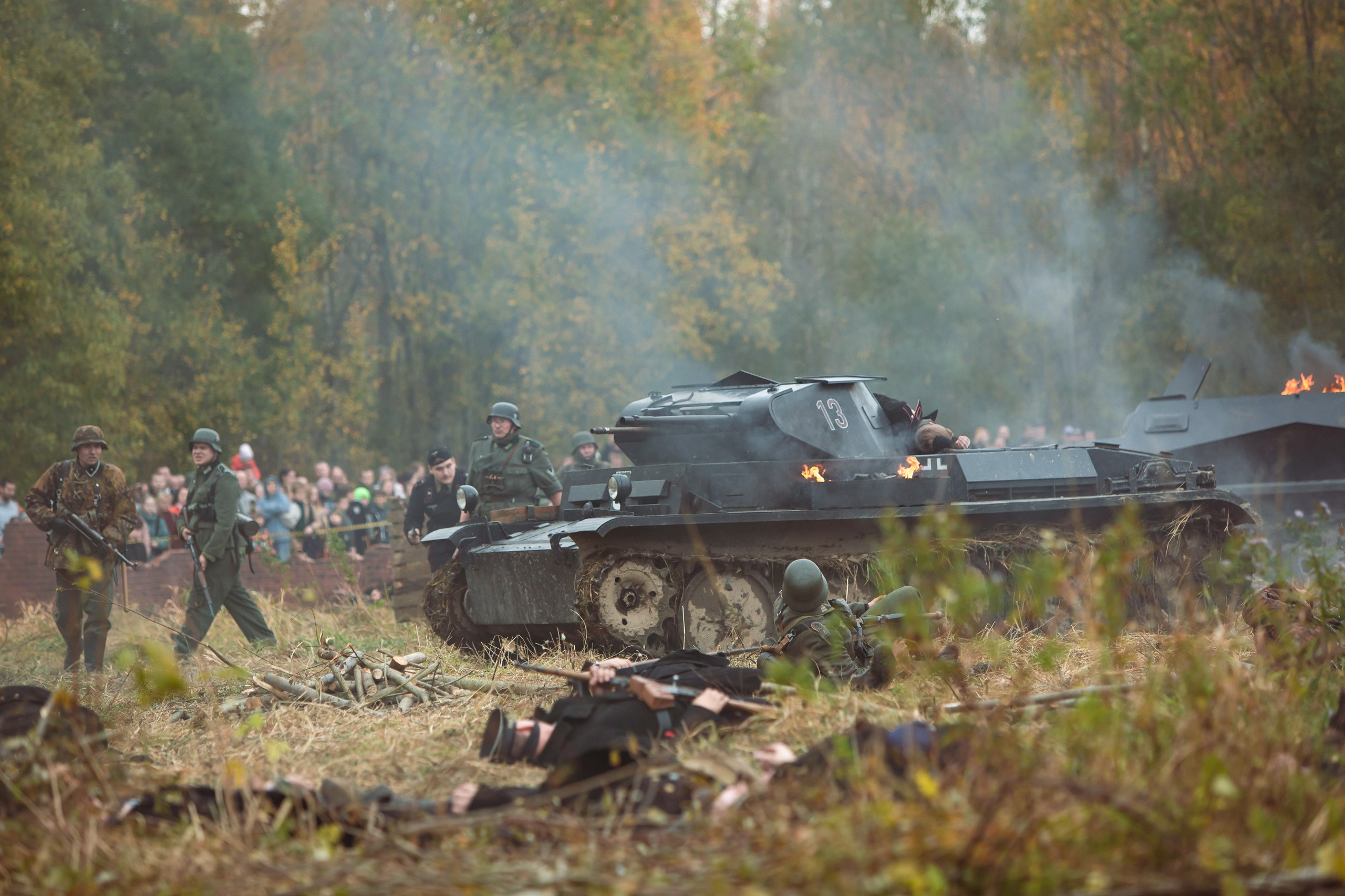 04.10.26 Реконструкция боя Петергофского десанта. Александр спб ру фотограф