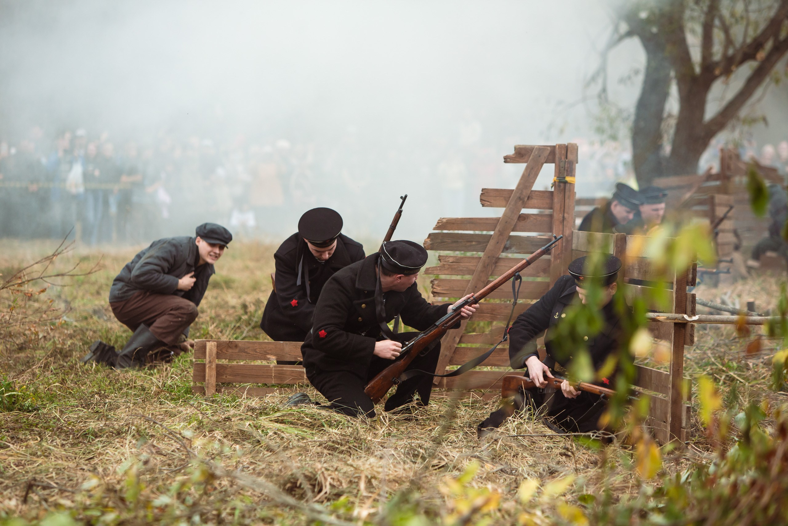 04.10.26 Реконструкция боя Петергофского десанта. Александр спб ру фотограф