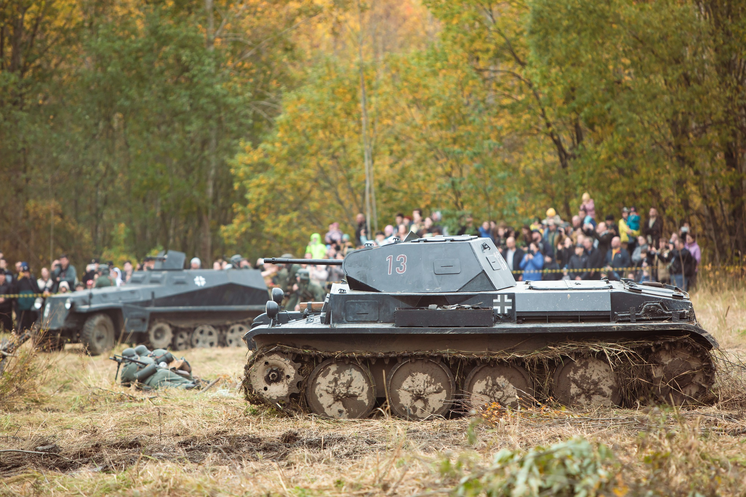 04.10.26 Реконструкция боя Петергофского десанта. Александр спб ру фотограф