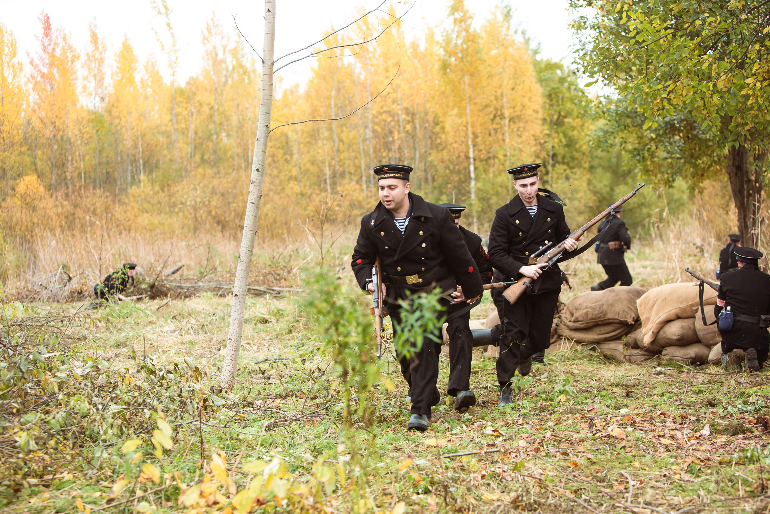 04.10.26 Реконструкция боя Петергофского десанта. Александр спб ру фотограф
