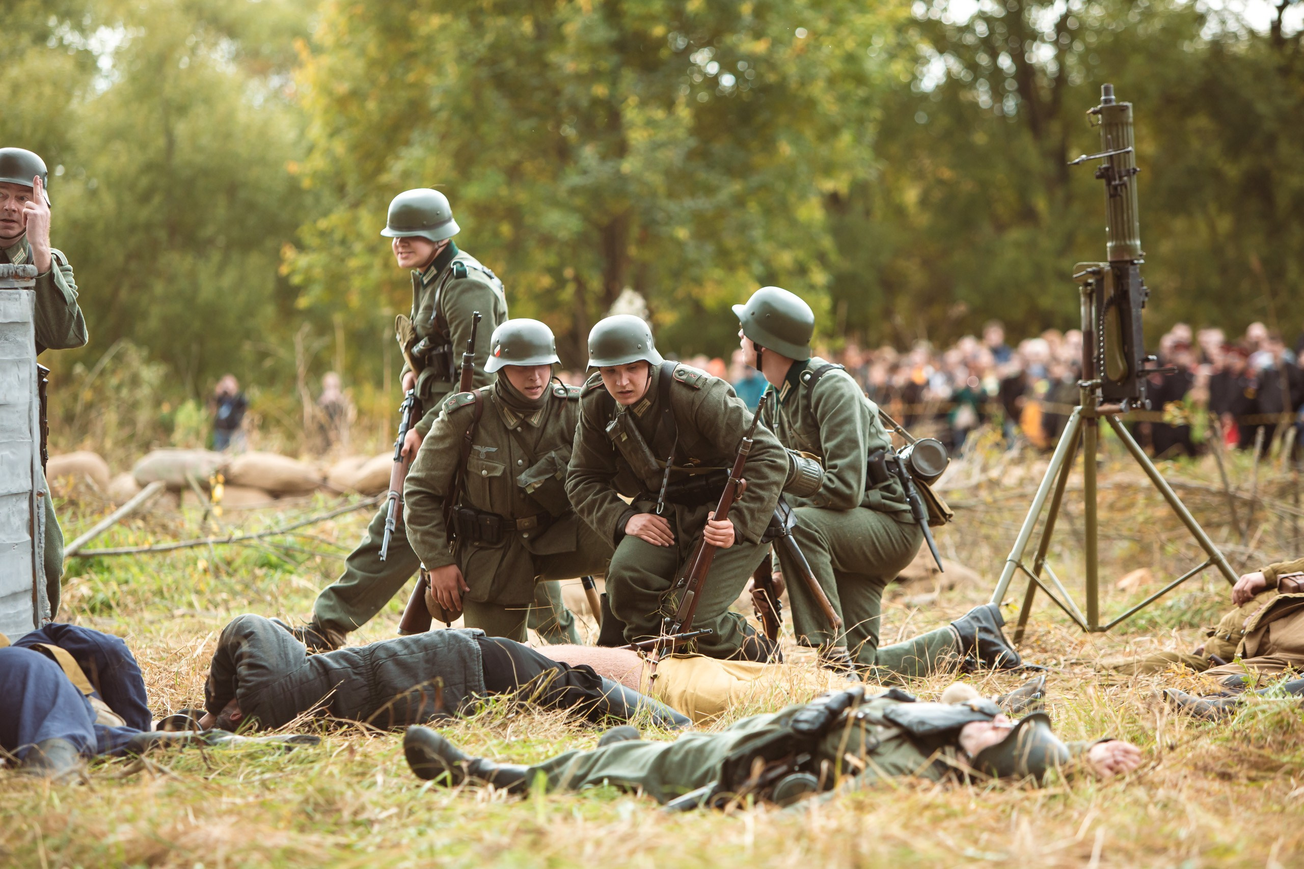 04.10.26 Реконструкция боя Петергофского десанта. Александр спб ру фотограф