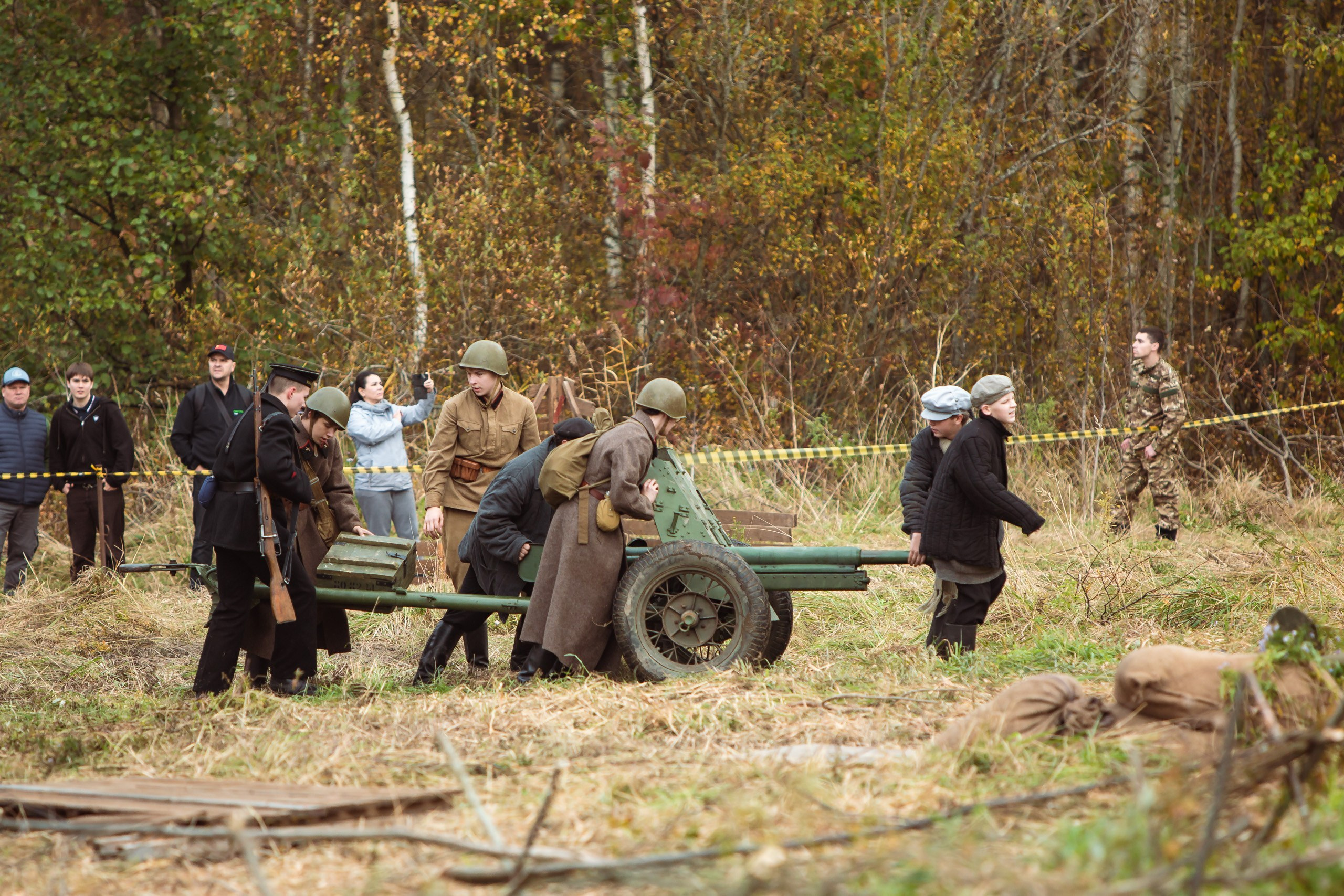04.10.26 Реконструкция боя Петергофского десанта. Александр спб ру фотограф