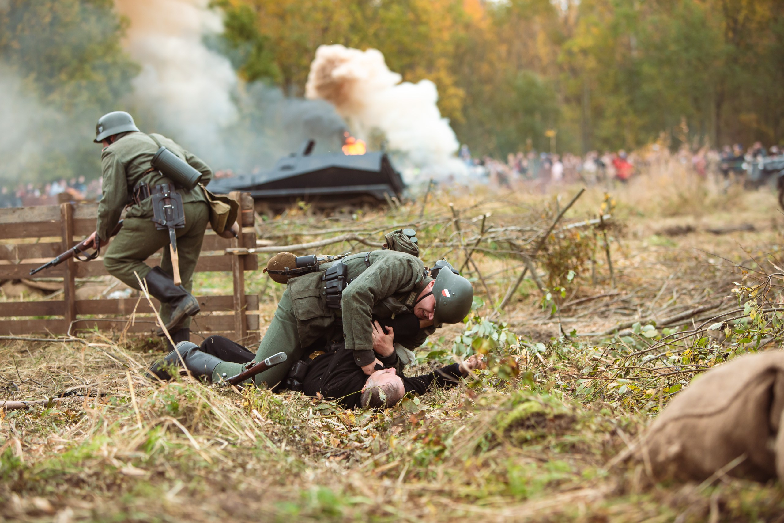 04.10.26 Реконструкция боя Петергофского десанта. Александр спб ру фотограф
