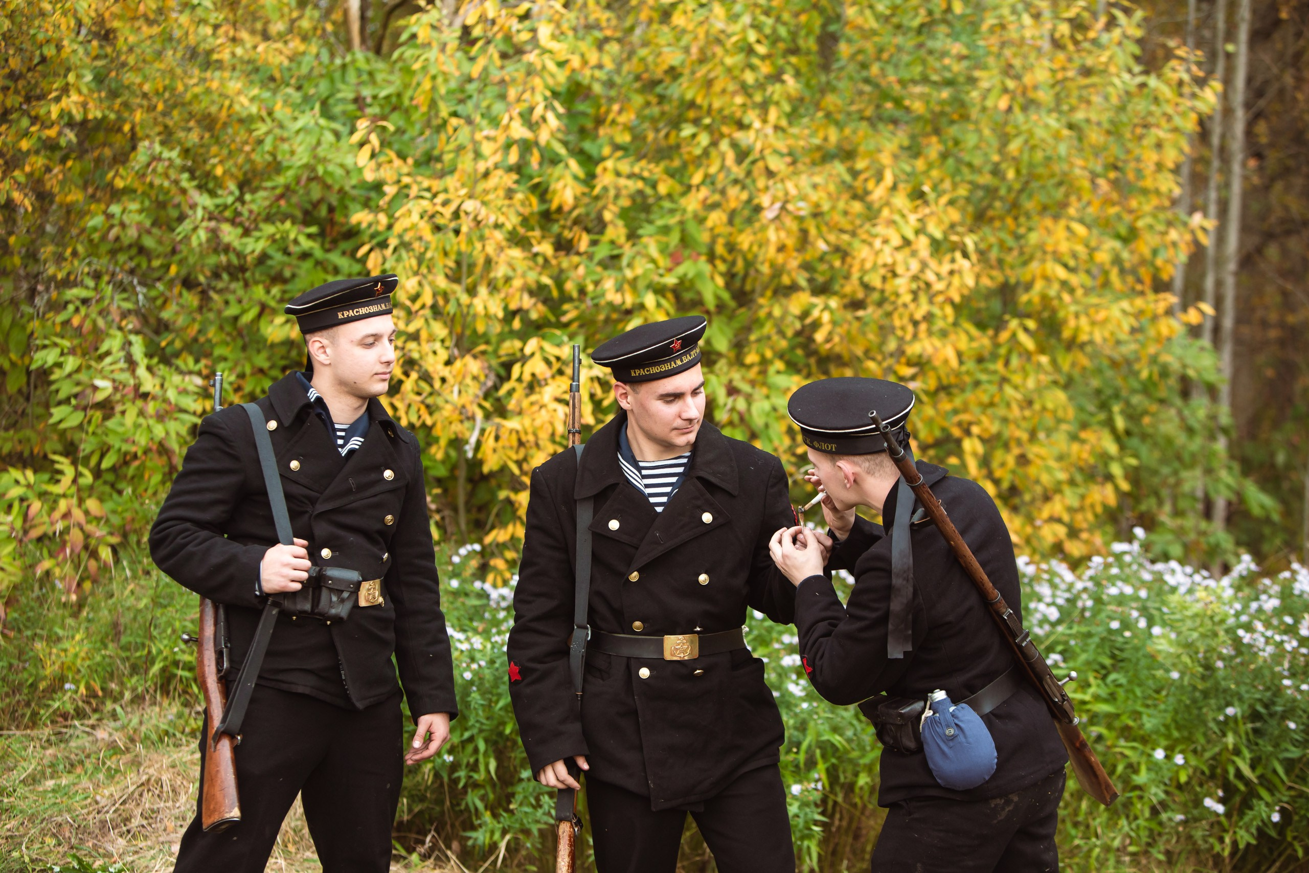 04.10.26 Реконструкция боя Петергофского десанта. Александр спб ру фотограф