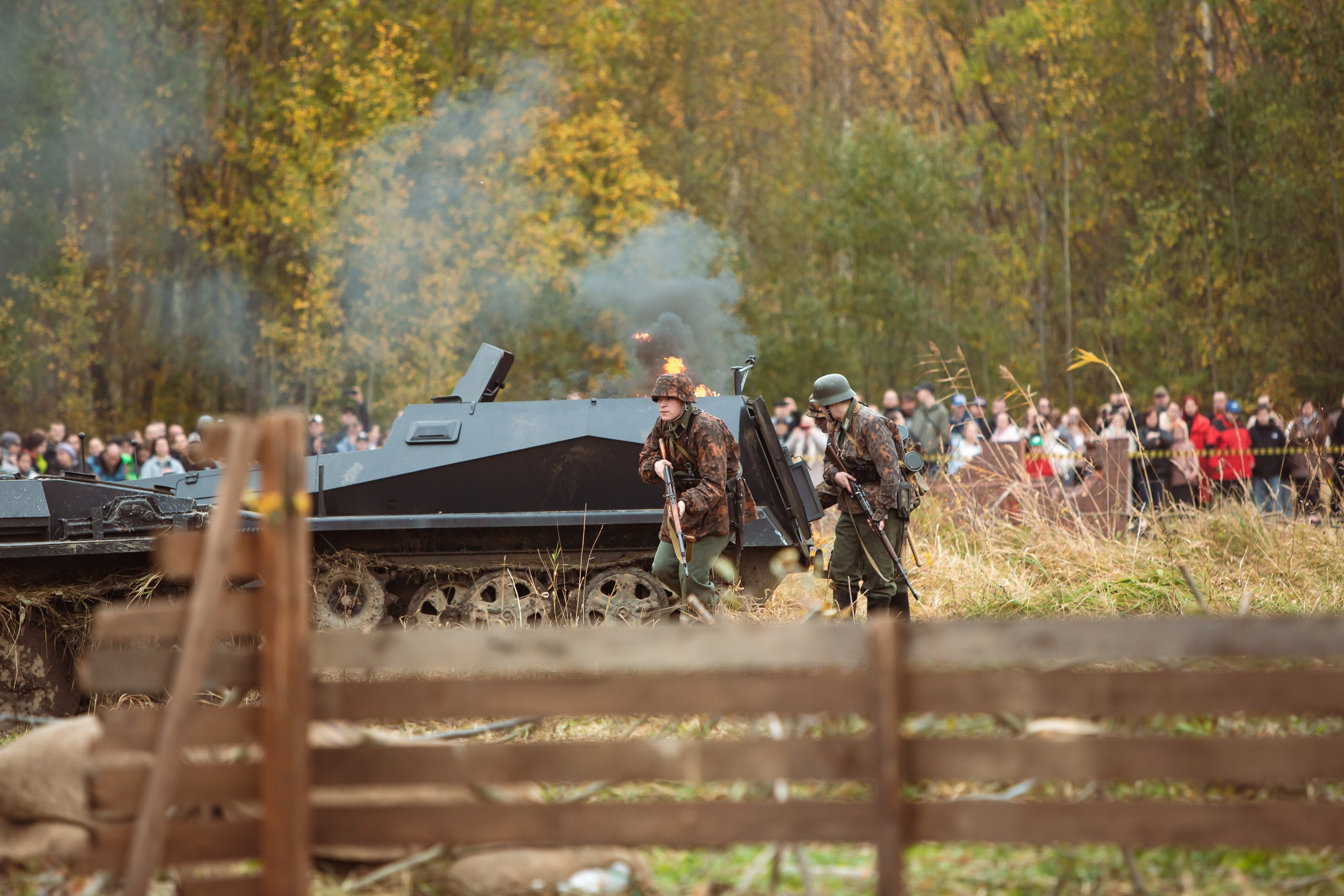 04.10.26 Реконструкция боя Петергофского десанта. Александр спб ру фотограф