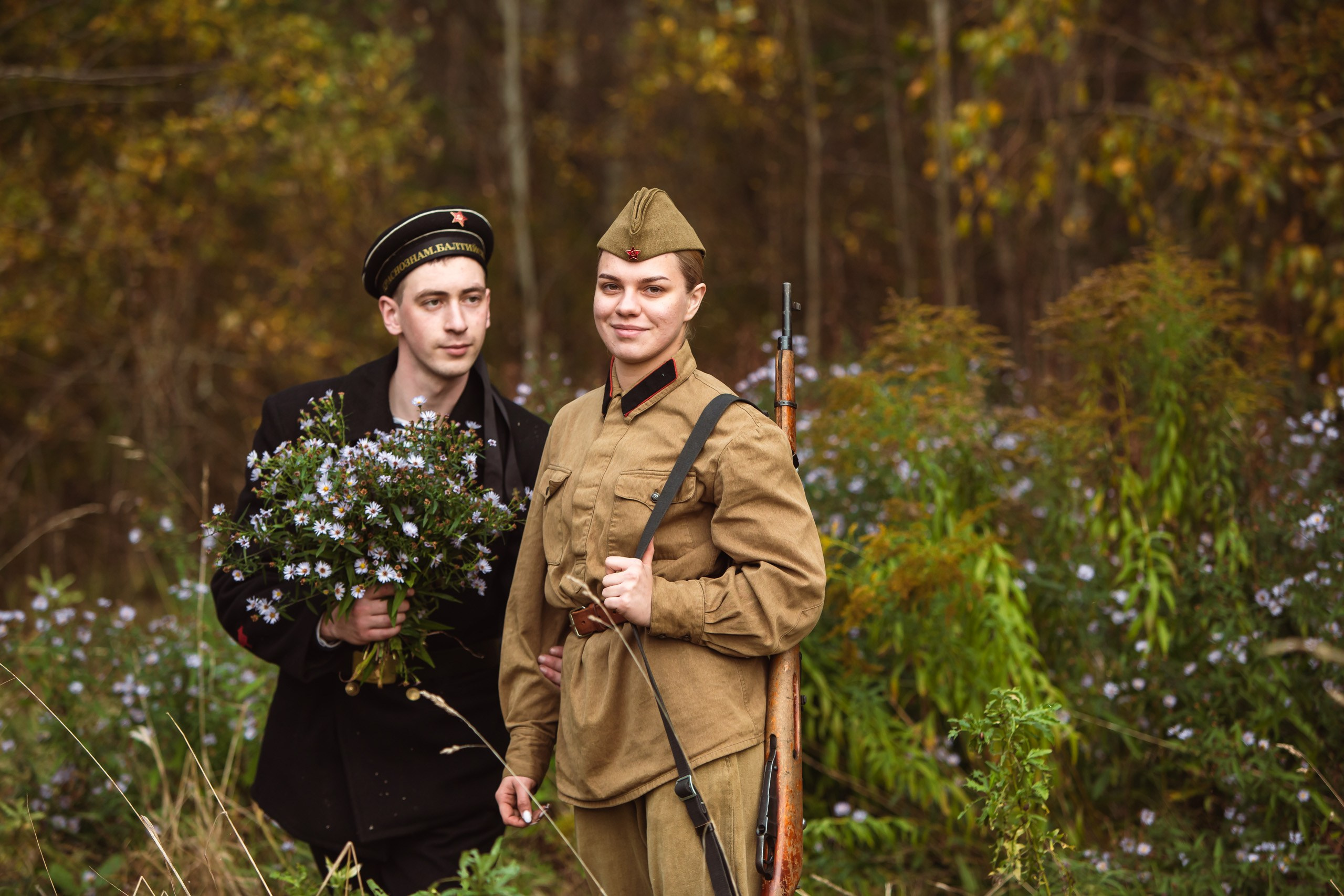 04.10.26 Реконструкция боя Петергофского десанта. Александр спб ру фотограф