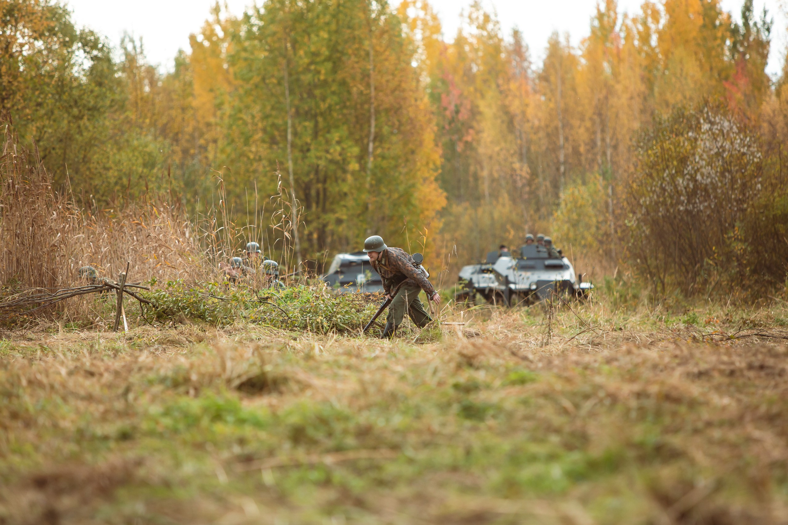 04.10.26 Реконструкция боя Петергофского десанта. Александр спб ру фотограф