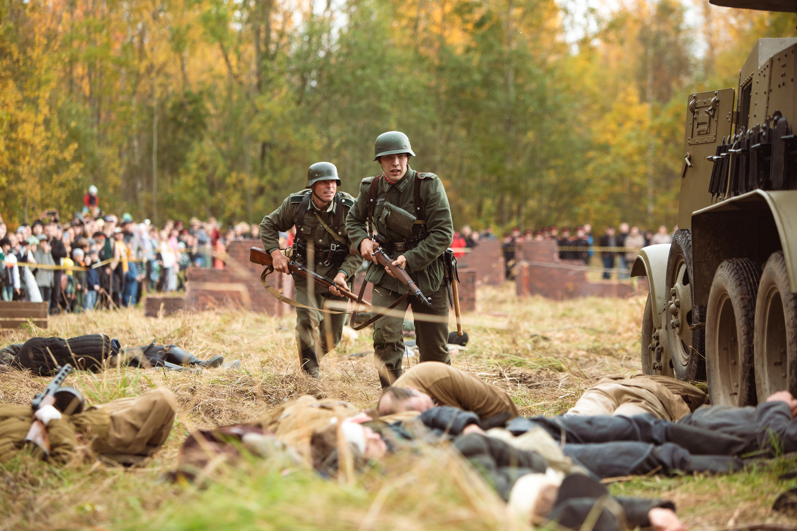 04.10.26 Реконструкция боя Петергофского десанта. Александр спб ру фотограф