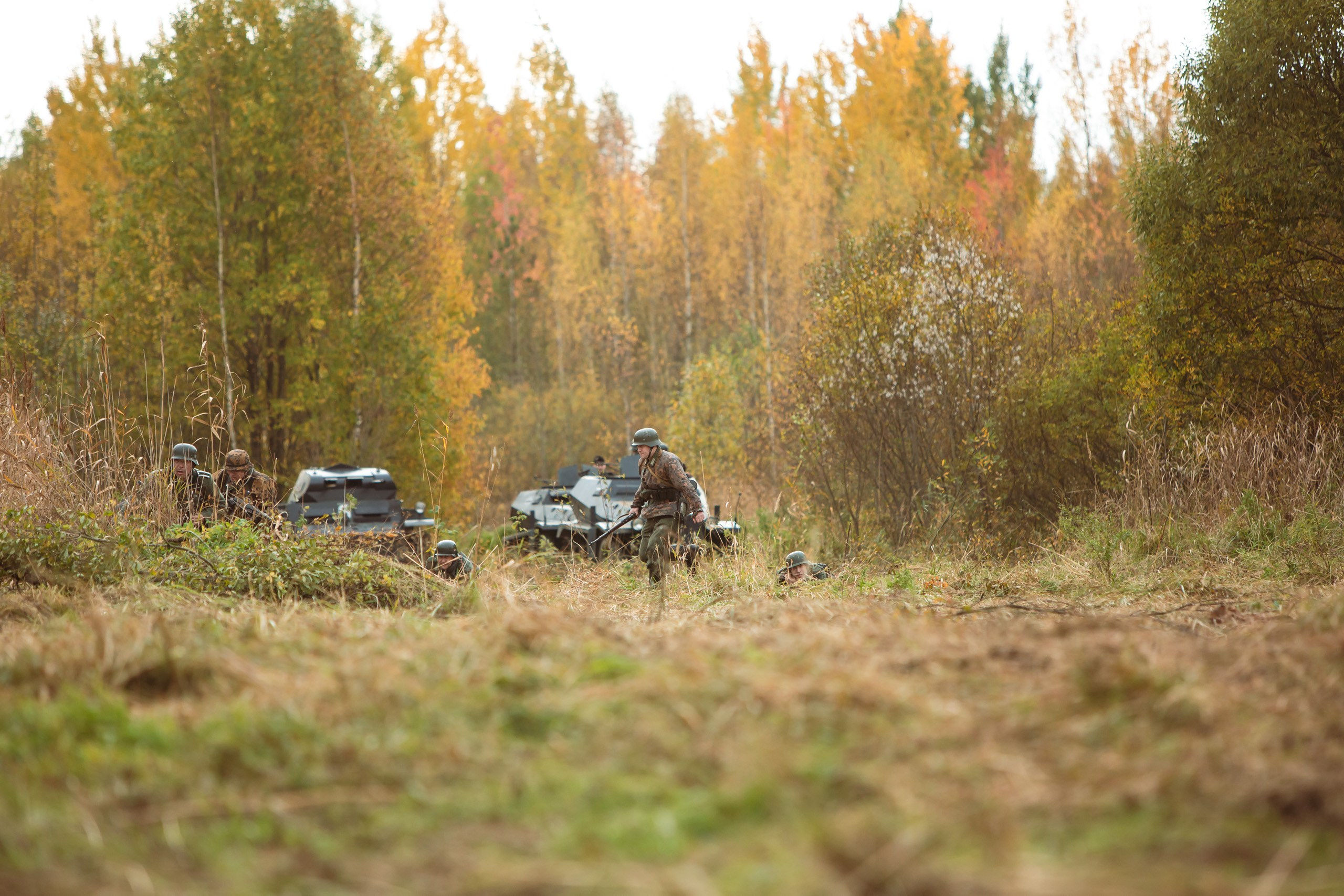 04.10.26 Реконструкция боя Петергофского десанта. Александр спб ру фотограф
