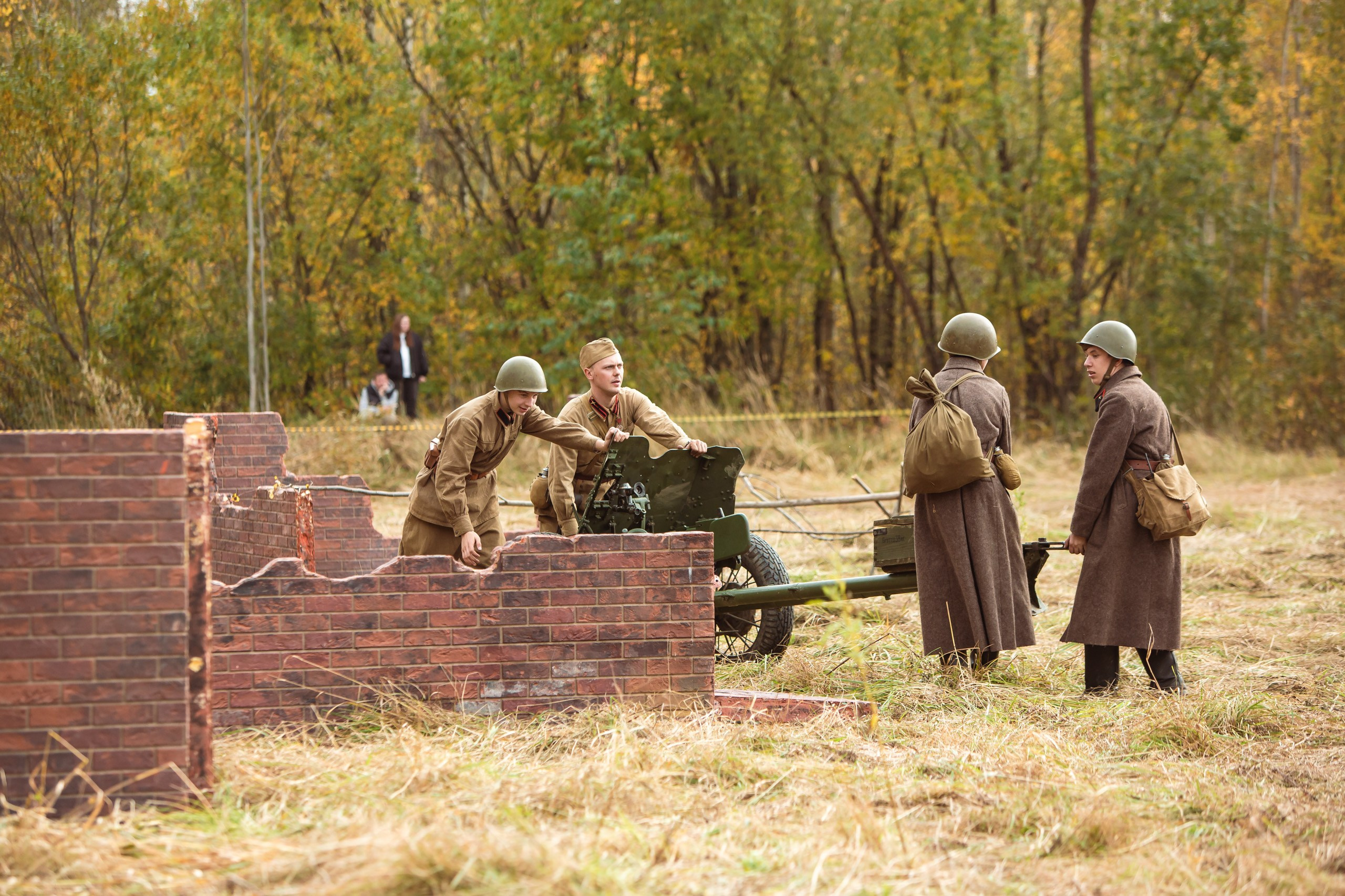 04.10.26 Реконструкция боя Петергофского десанта. Александр спб ру фотограф
