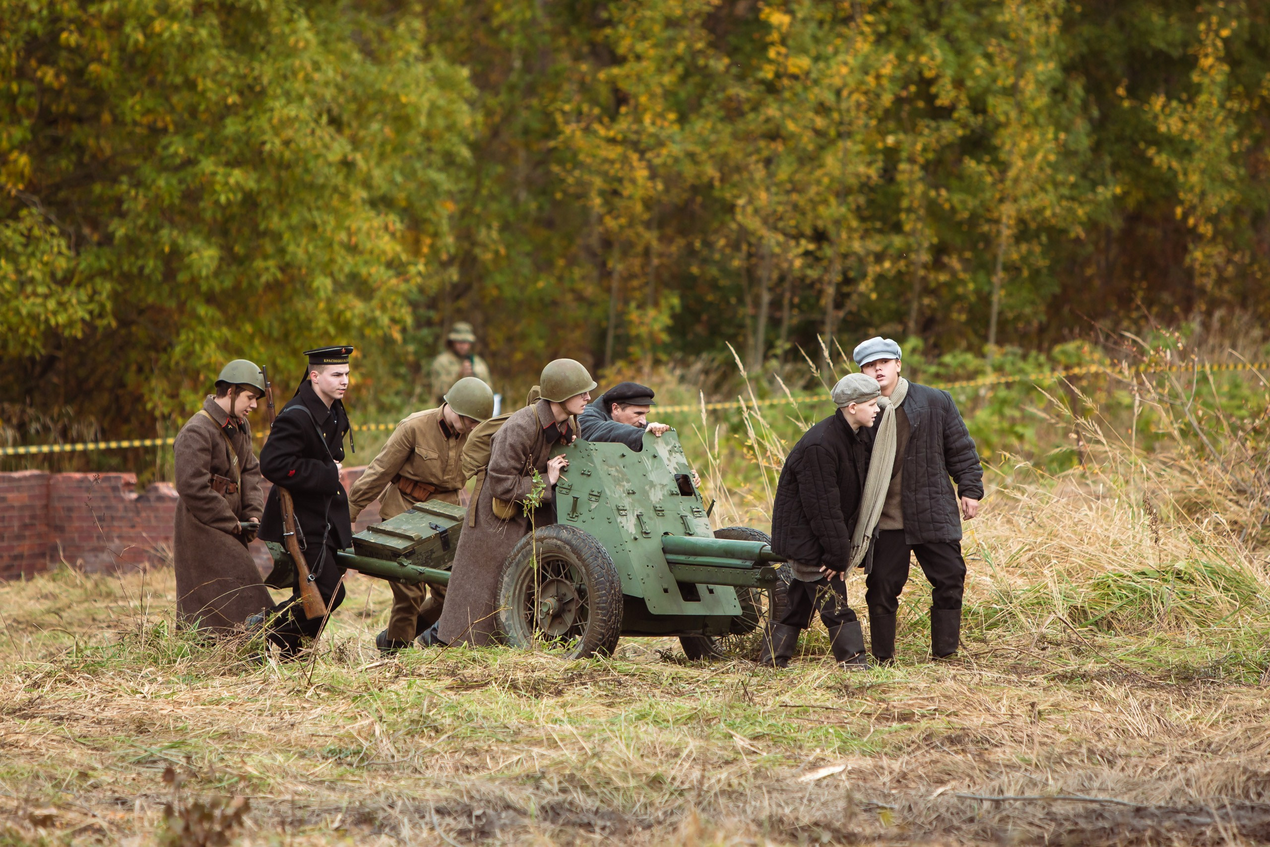 04.10.26 Реконструкция боя Петергофского десанта. Александр спб ру фотограф