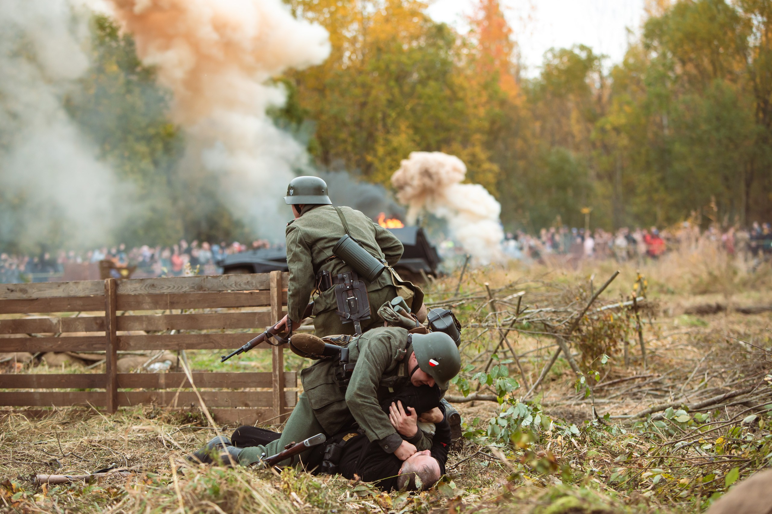 04.10.26 Реконструкция боя Петергофского десанта. Александр спб ру фотограф