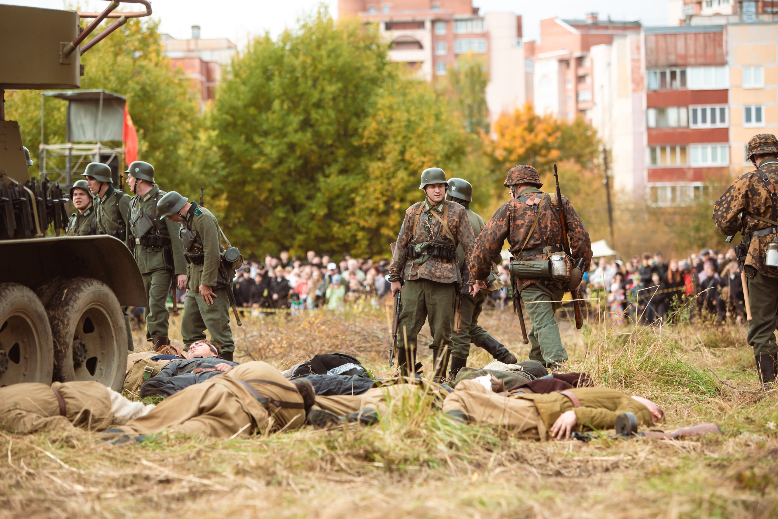 04.10.26 Реконструкция боя Петергофского десанта. Александр спб ру фотограф