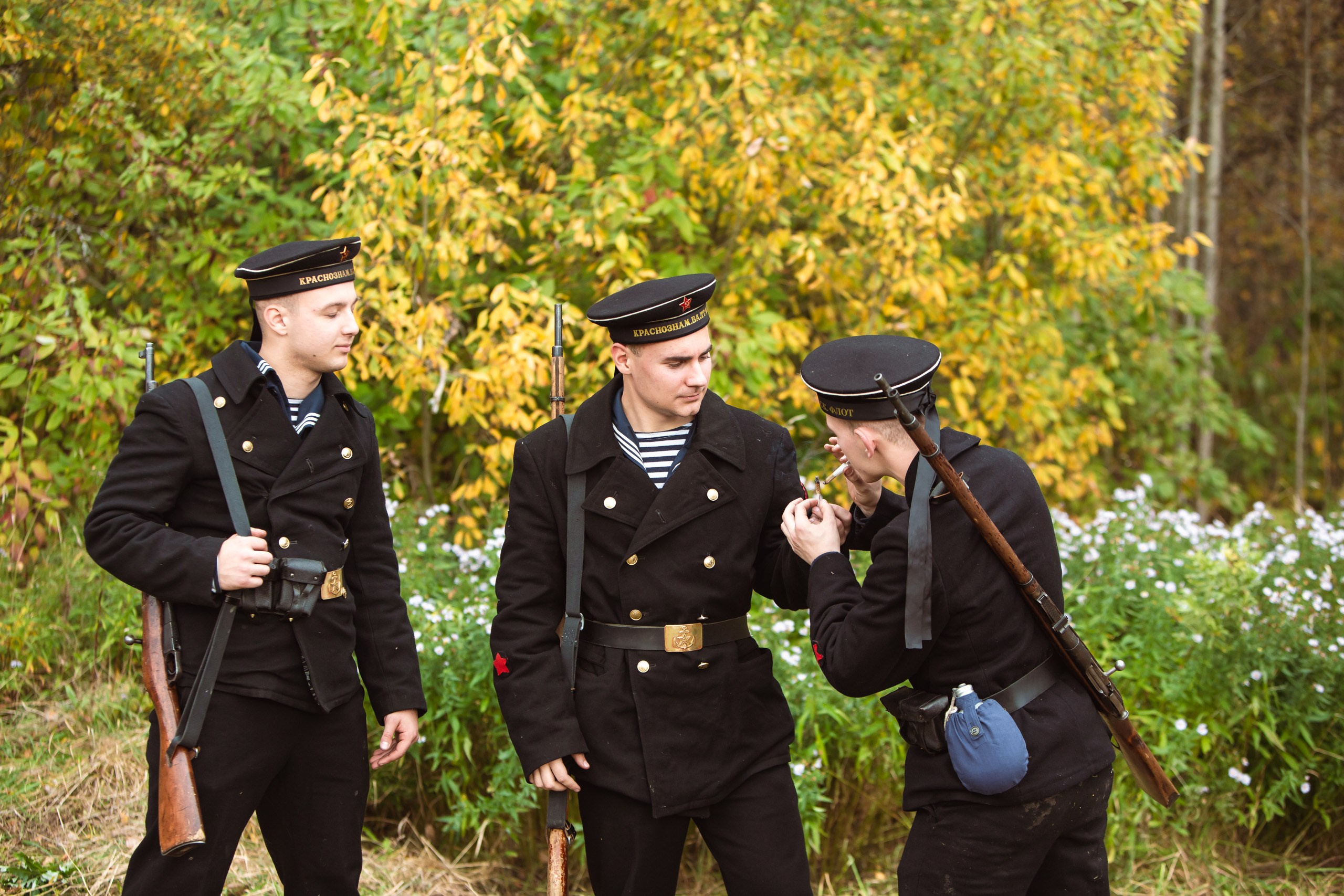 04.10.26 Реконструкция боя Петергофского десанта. Александр спб ру фотограф