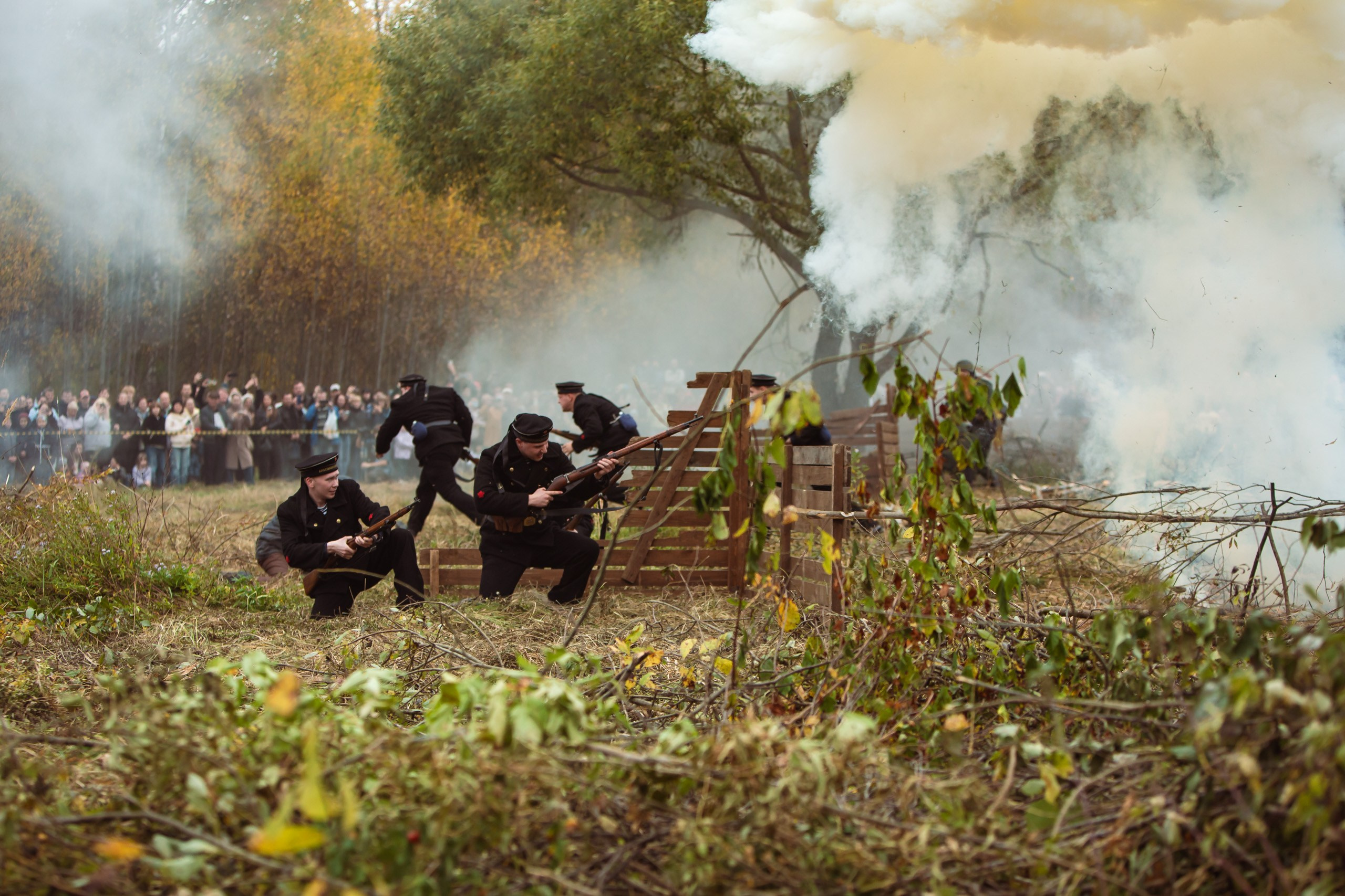 04.10.26 Реконструкция боя Петергофского десанта. Александр спб ру фотограф