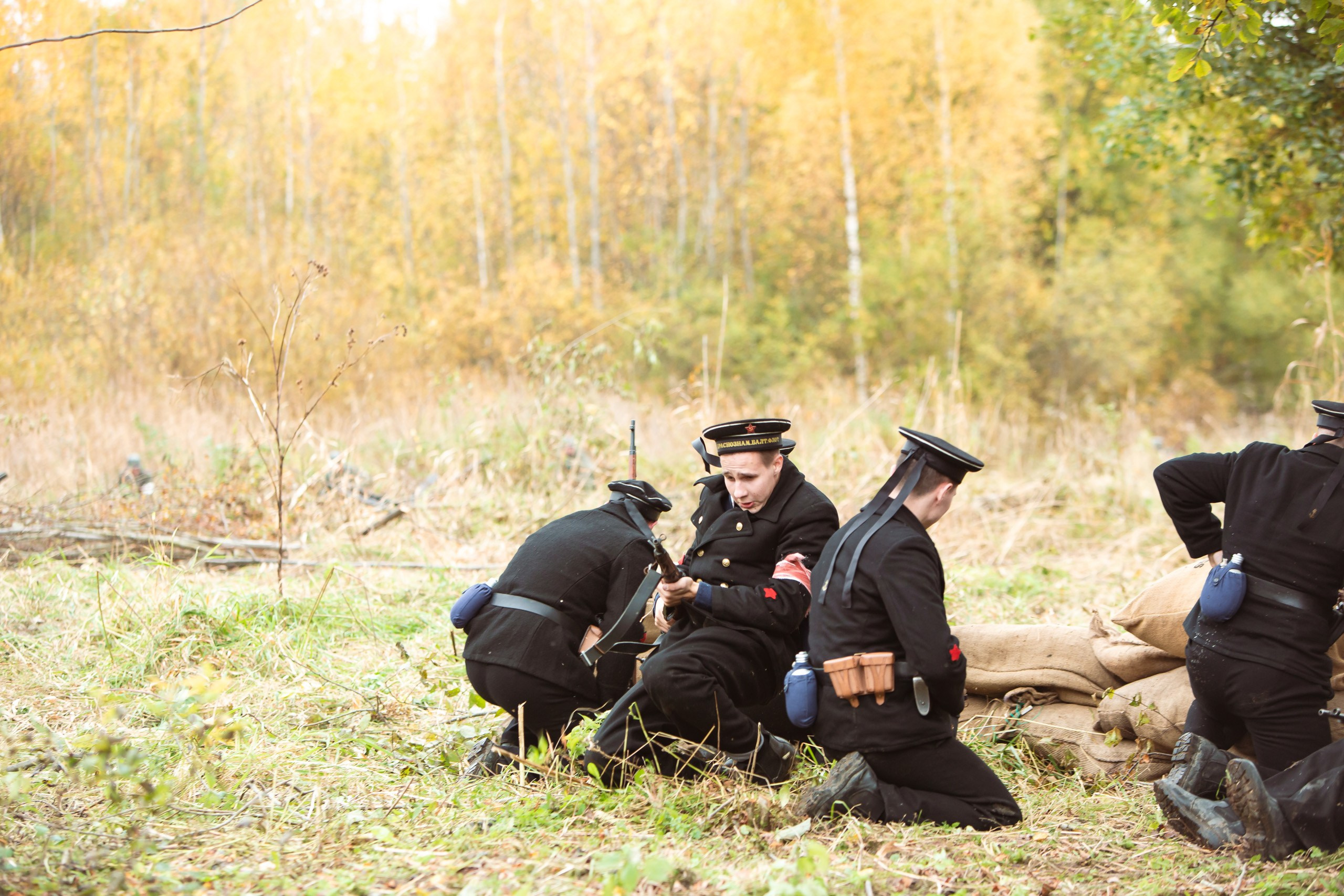 04.10.26 Реконструкция боя Петергофского десанта. Александр спб ру фотограф