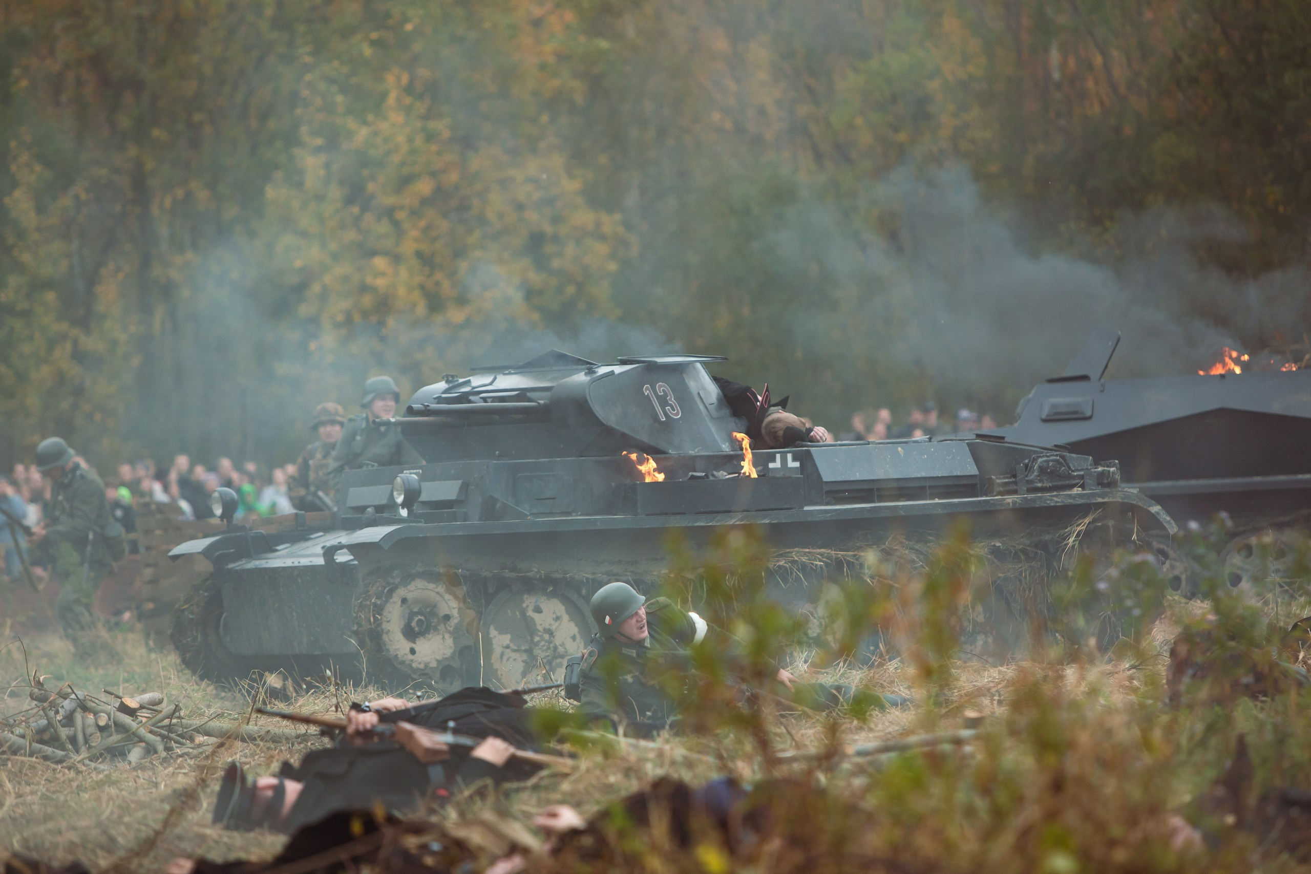 04.10.26 Реконструкция боя Петергофского десанта. Александр спб ру фотограф