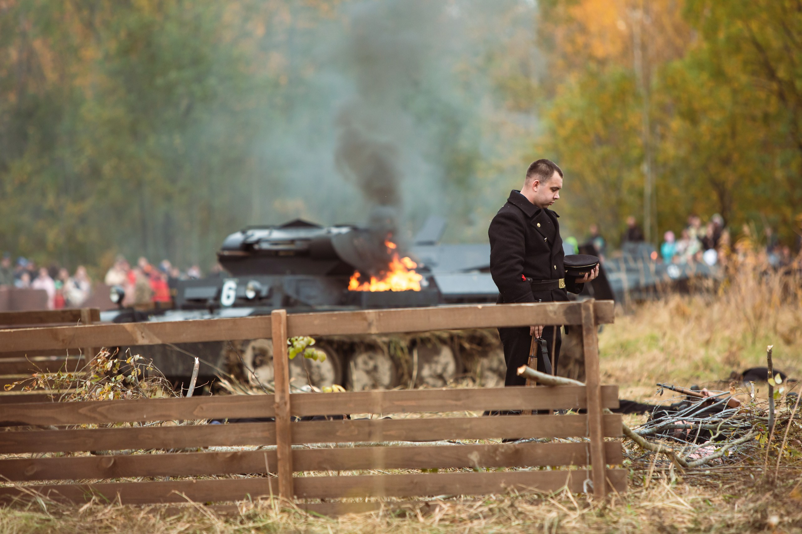 04.10.26 Реконструкция боя Петергофского десанта. Александр спб ру фотограф