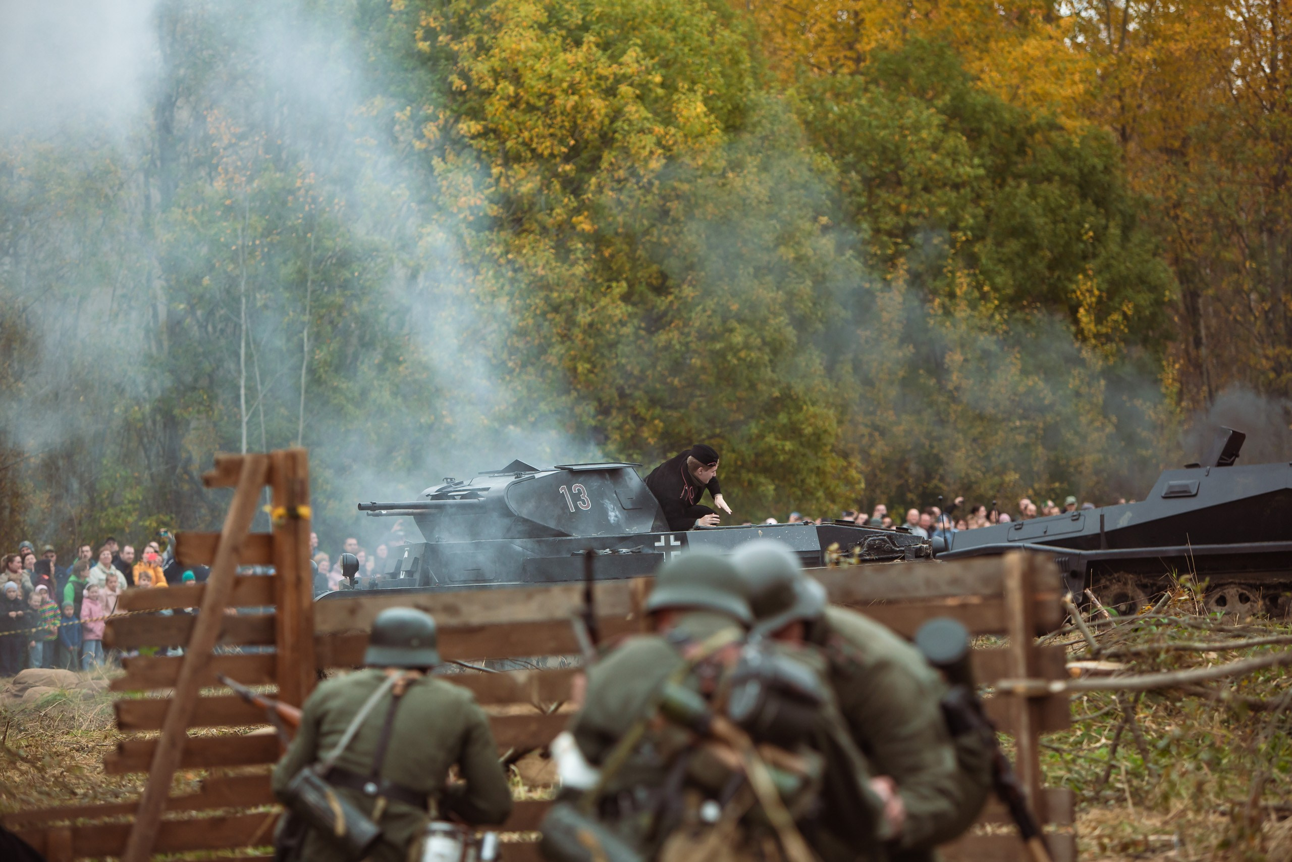 04.10.26 Реконструкция боя Петергофского десанта. Александр спб ру фотограф