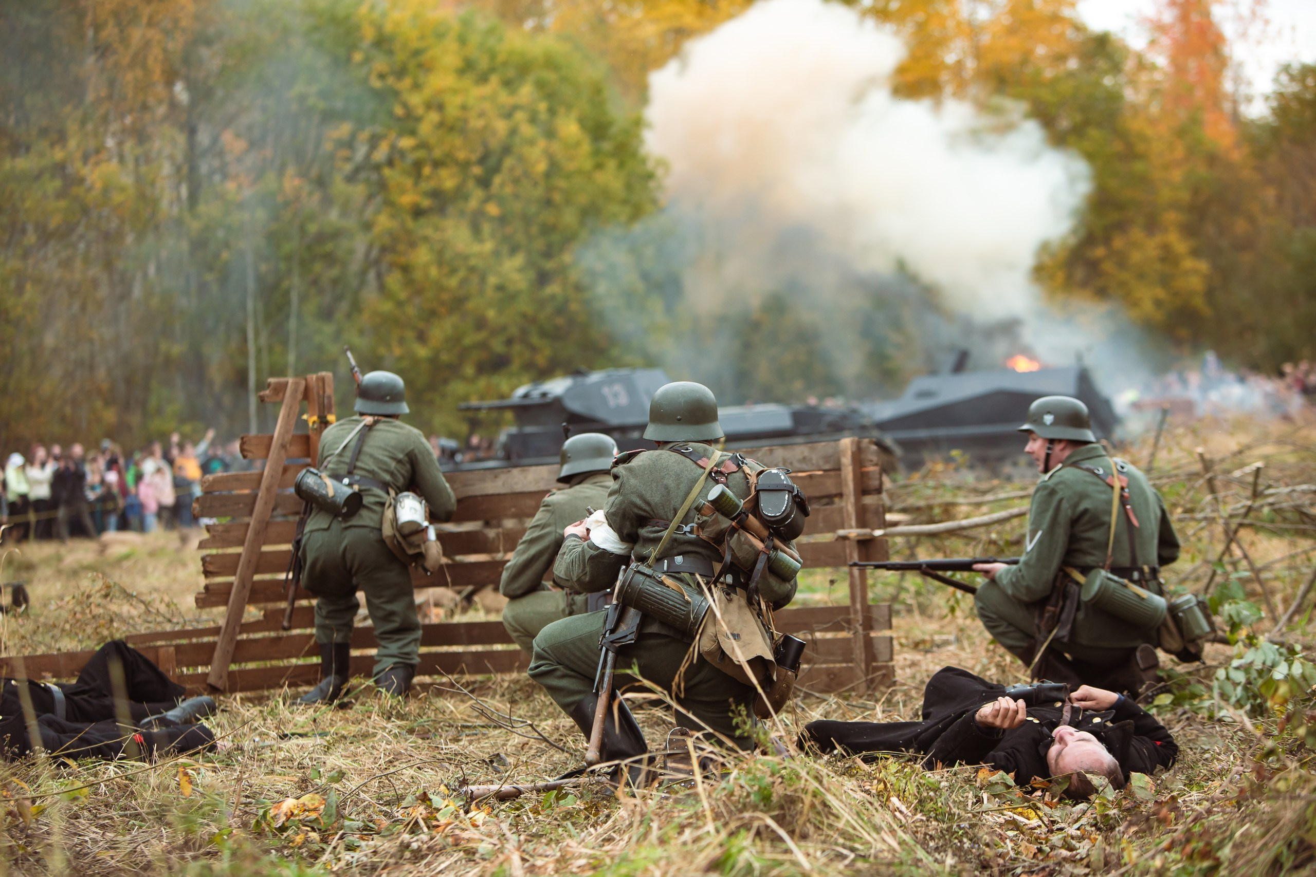 04.10.26 Реконструкция боя Петергофского десанта. Александр спб ру фотограф
