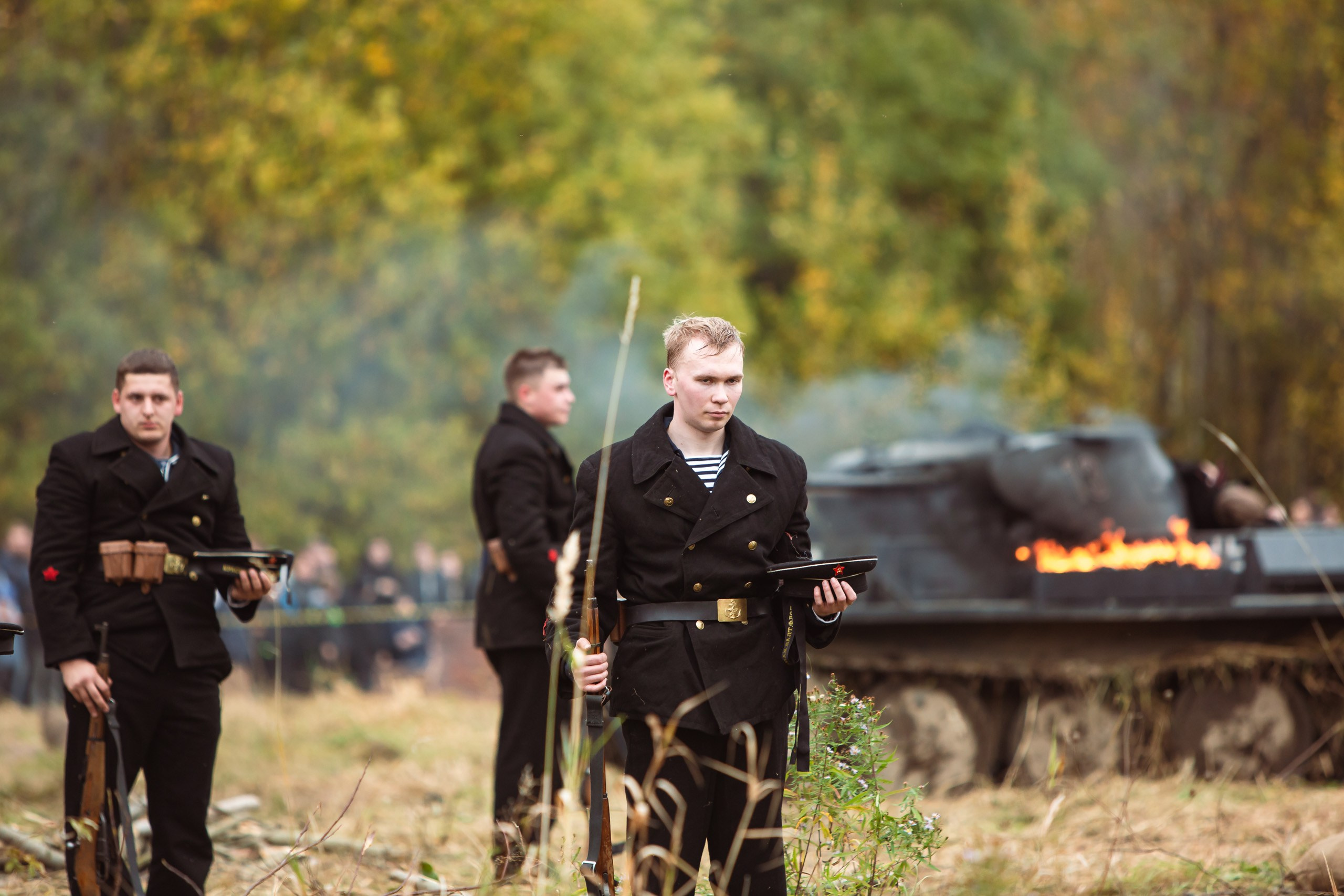 04.10.26 Реконструкция боя Петергофского десанта. Александр спб ру фотограф